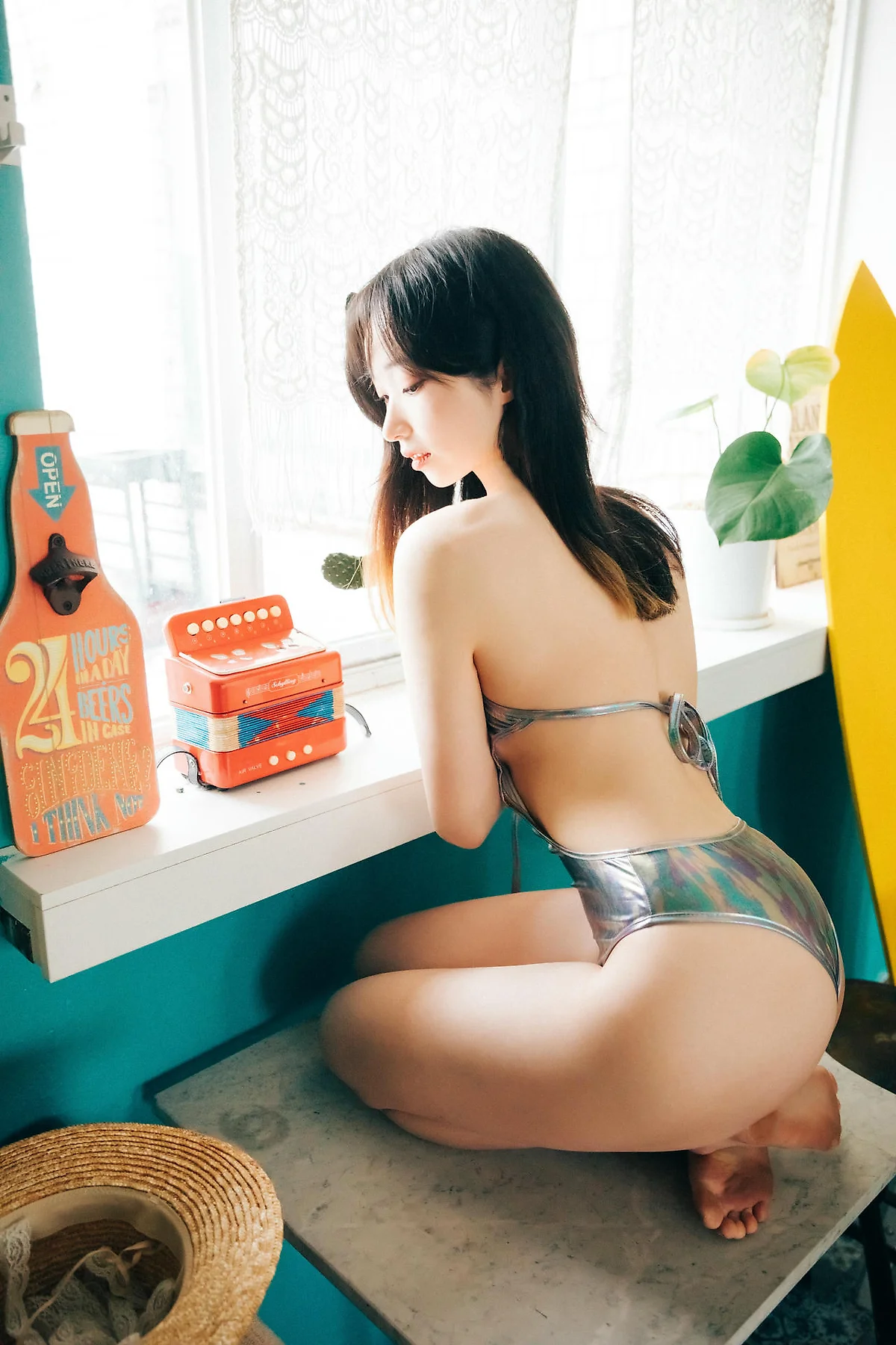 Loozy No.039 Bomi亮色连体衣写真 - 56