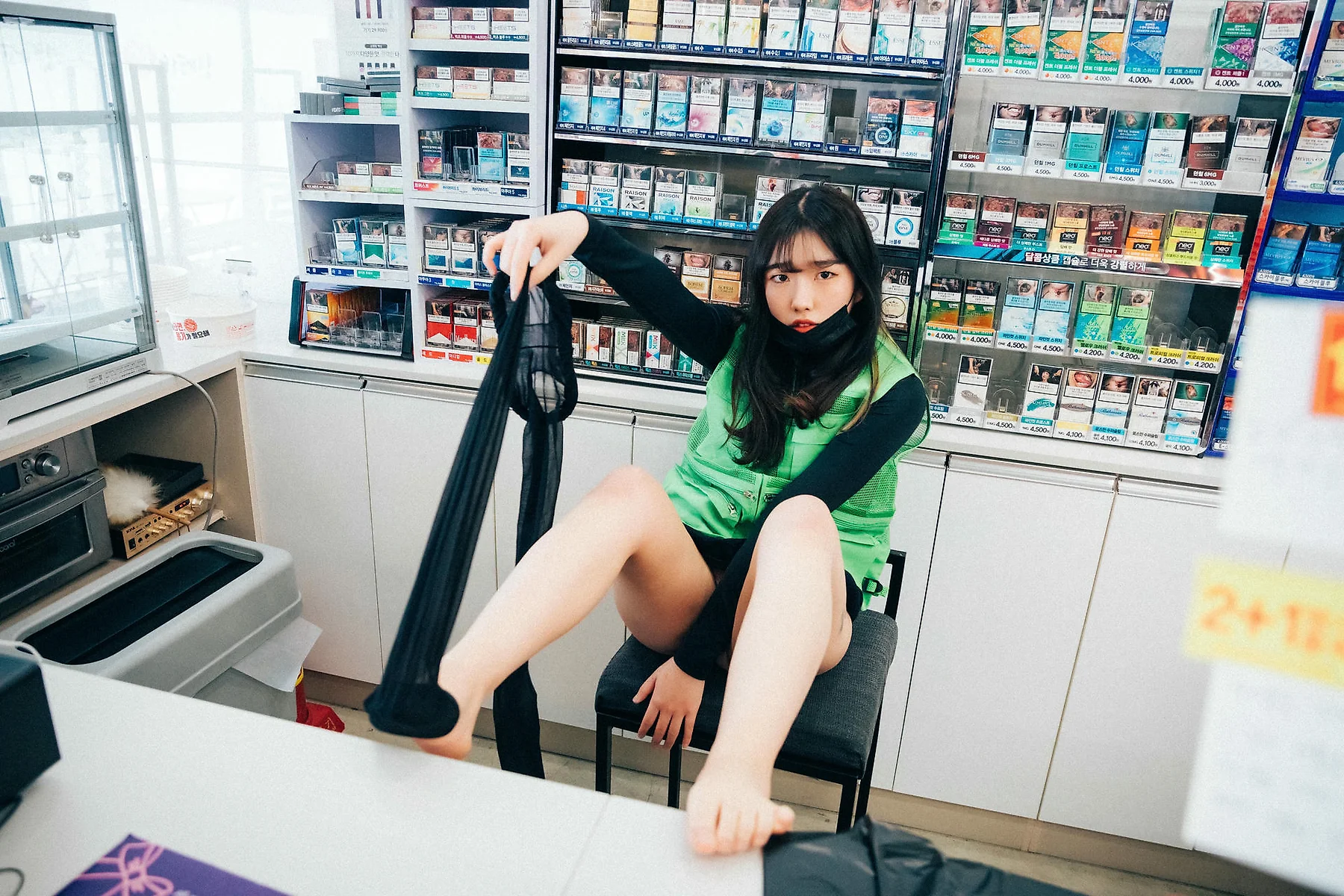 Loozy No.052 Sonson超市收银黑丝写真 - 31