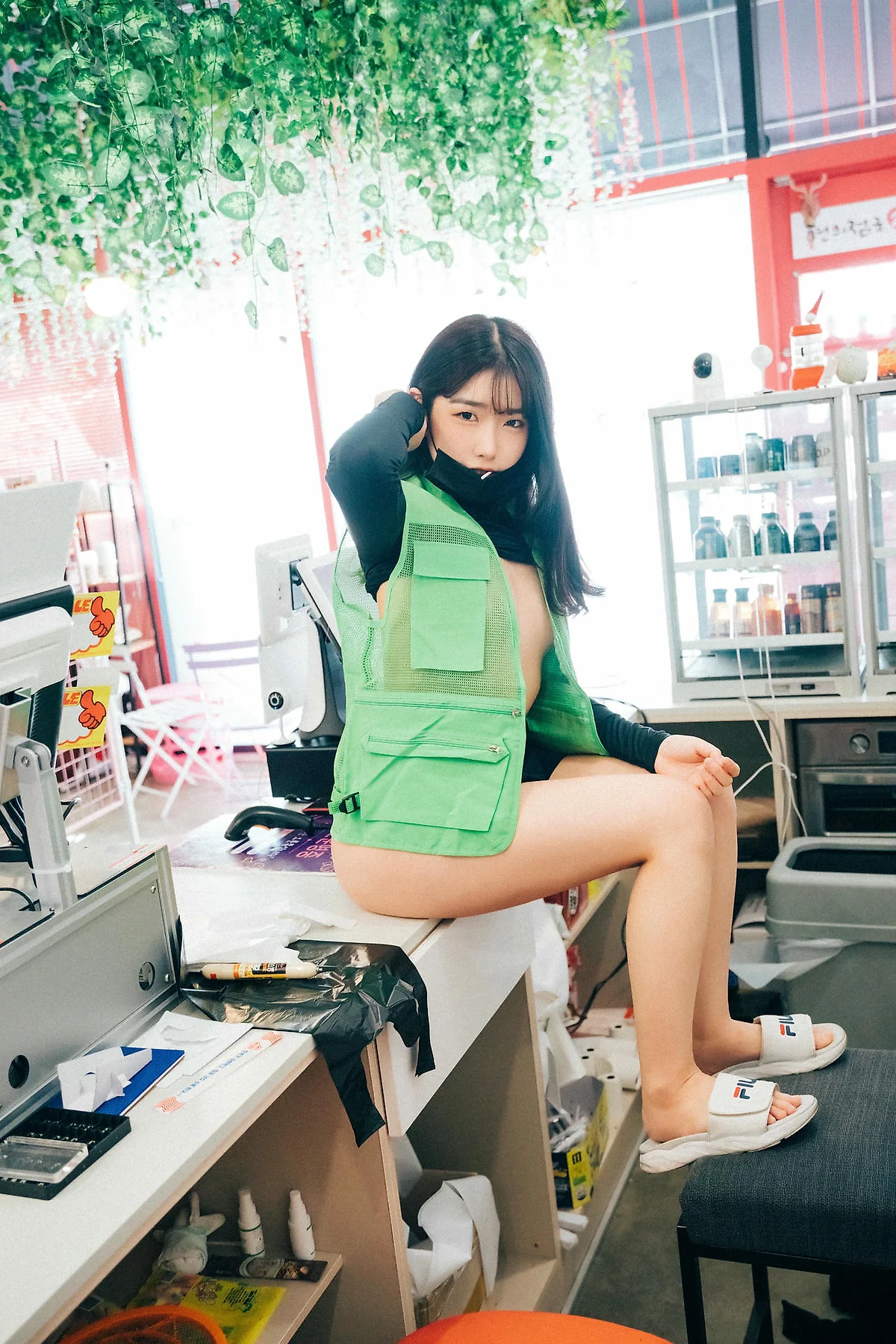 Loozy No.052 Sonson超市收银黑丝写真 - 44