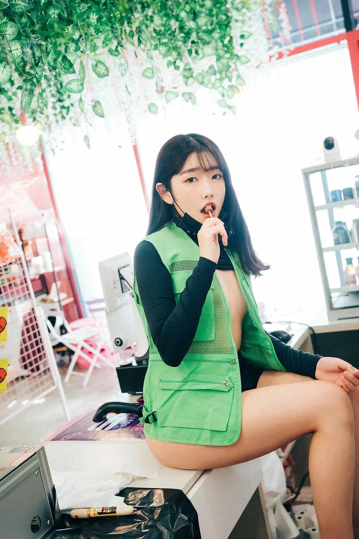 Loozy No.052 Sonson超市收银黑丝写真 - 45