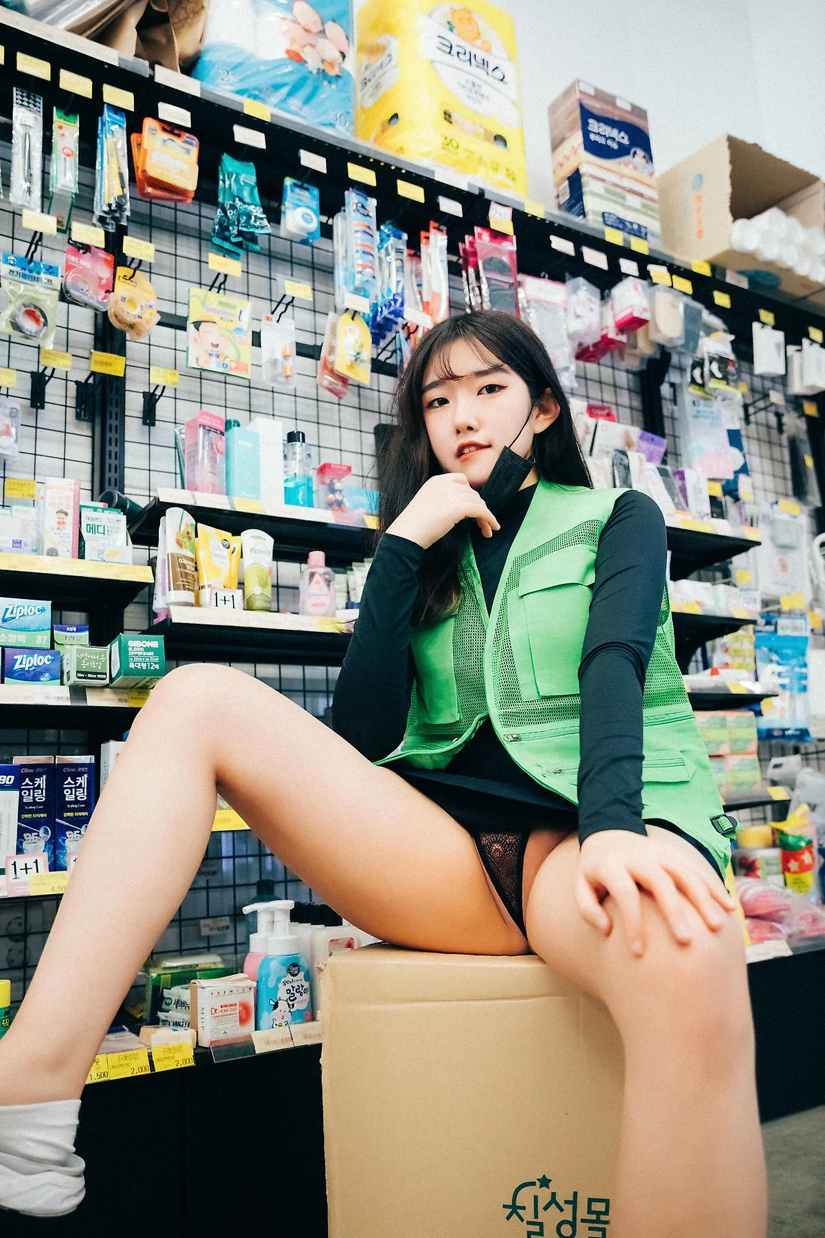Loozy No.052 Sonson超市收银黑丝写真 - 62