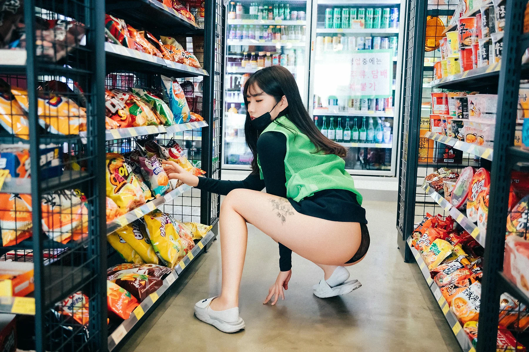 Loozy No.052 Sonson超市收银黑丝写真 - 78