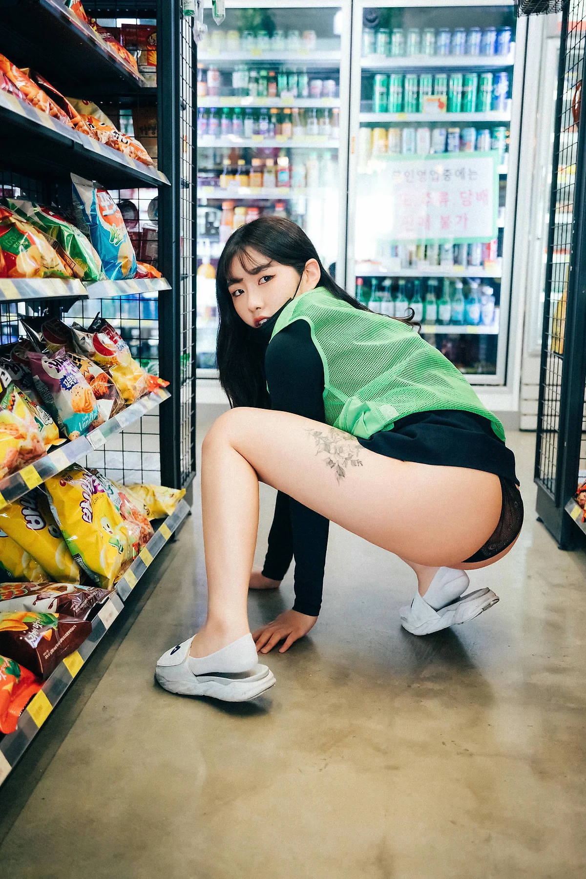 Loozy No.052 Sonson超市收银黑丝写真 - 79