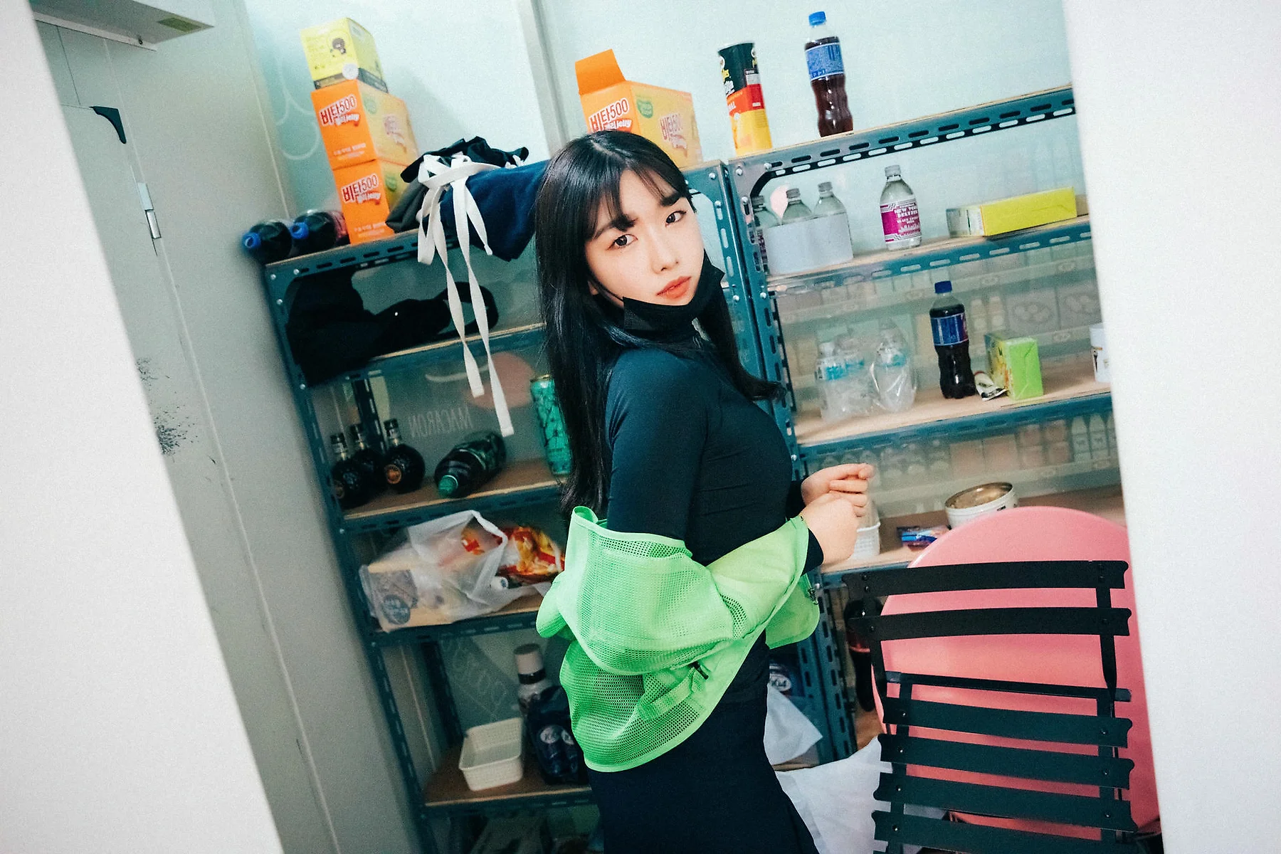 Loozy No.052 Sonson超市收银黑丝写真 - 112