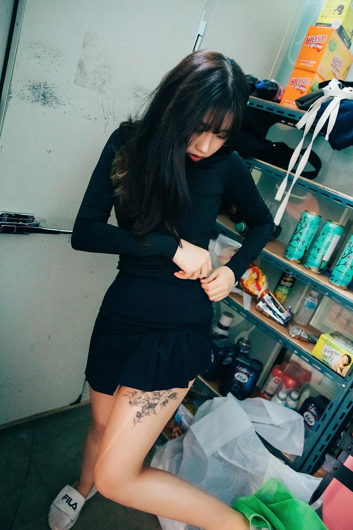Loozy No.052 Sonson超市收银黑丝写真 - 115