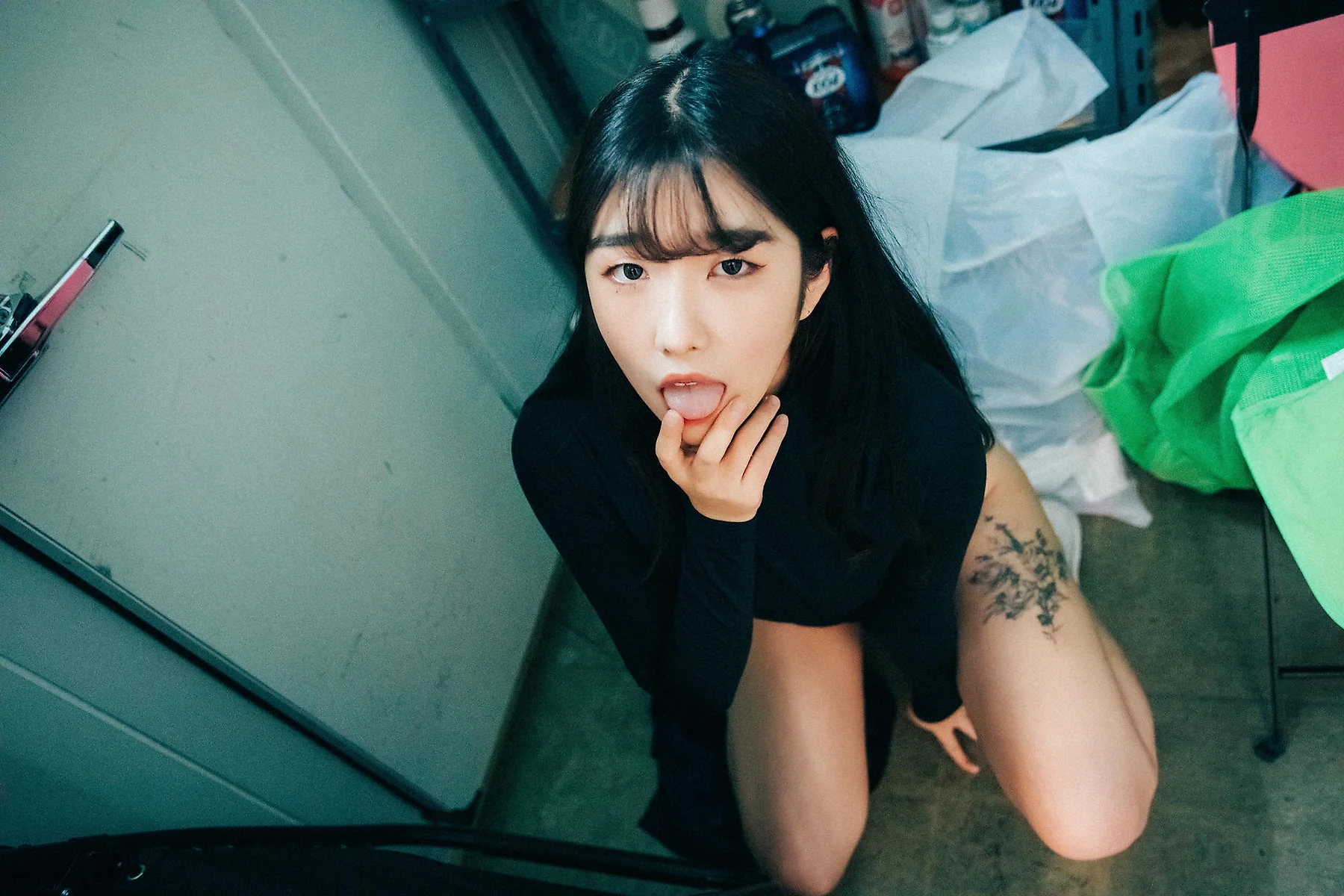 Loozy No.052 Sonson超市收银黑丝写真 - 126