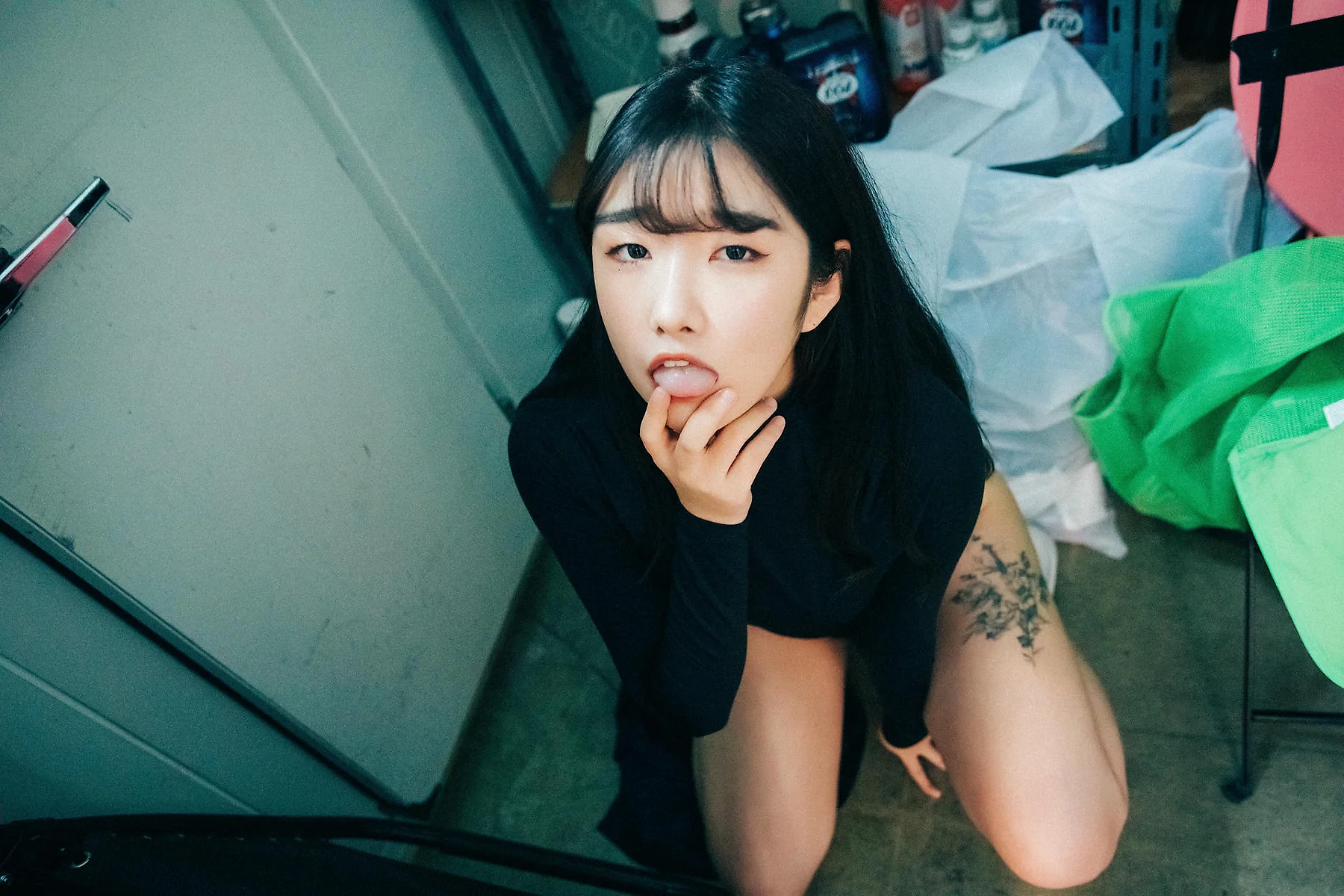 Loozy No.052 Sonson超市收银黑丝写真 - 127