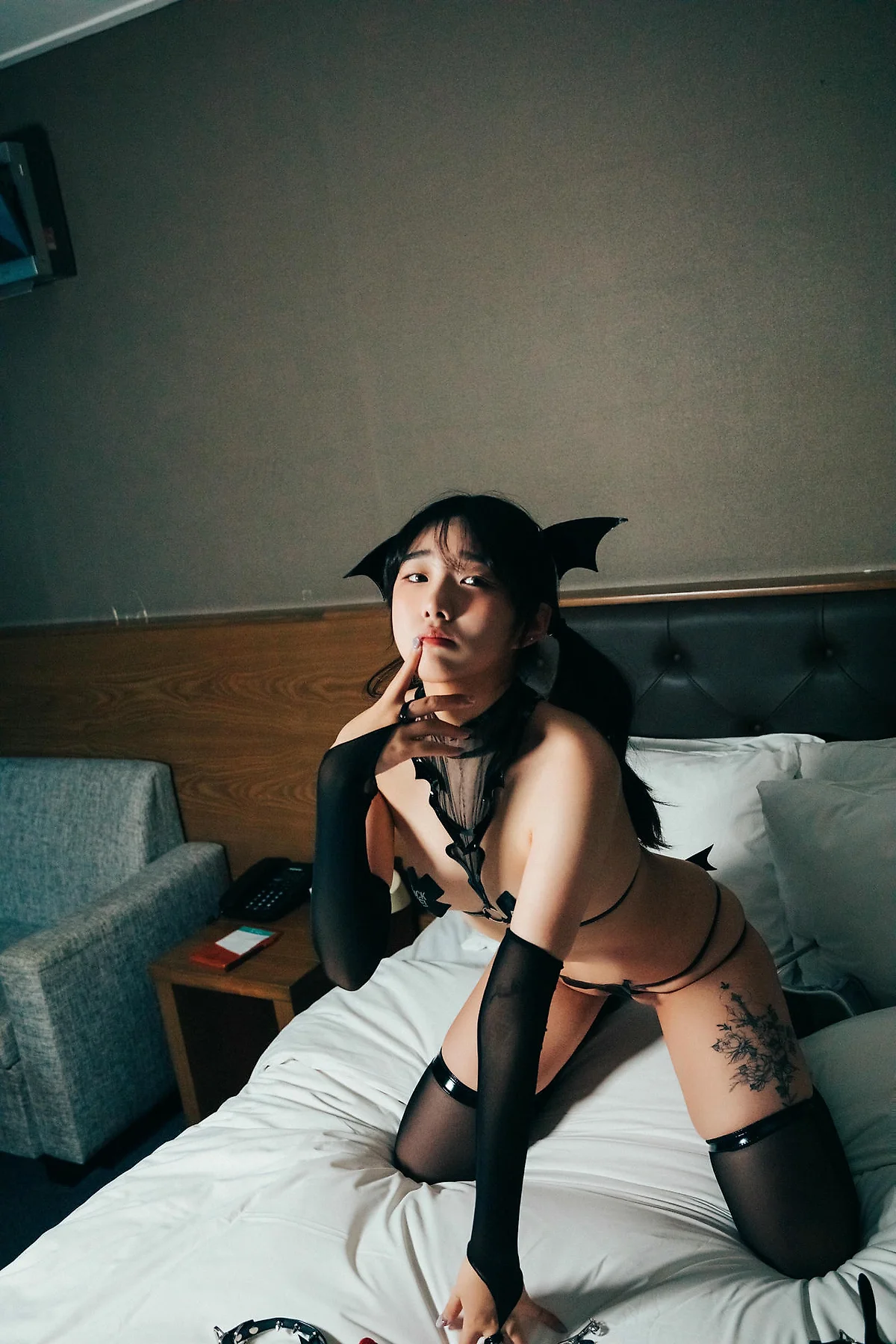 Loozy No.055 Sonson乳贴黑丝美女 - 13