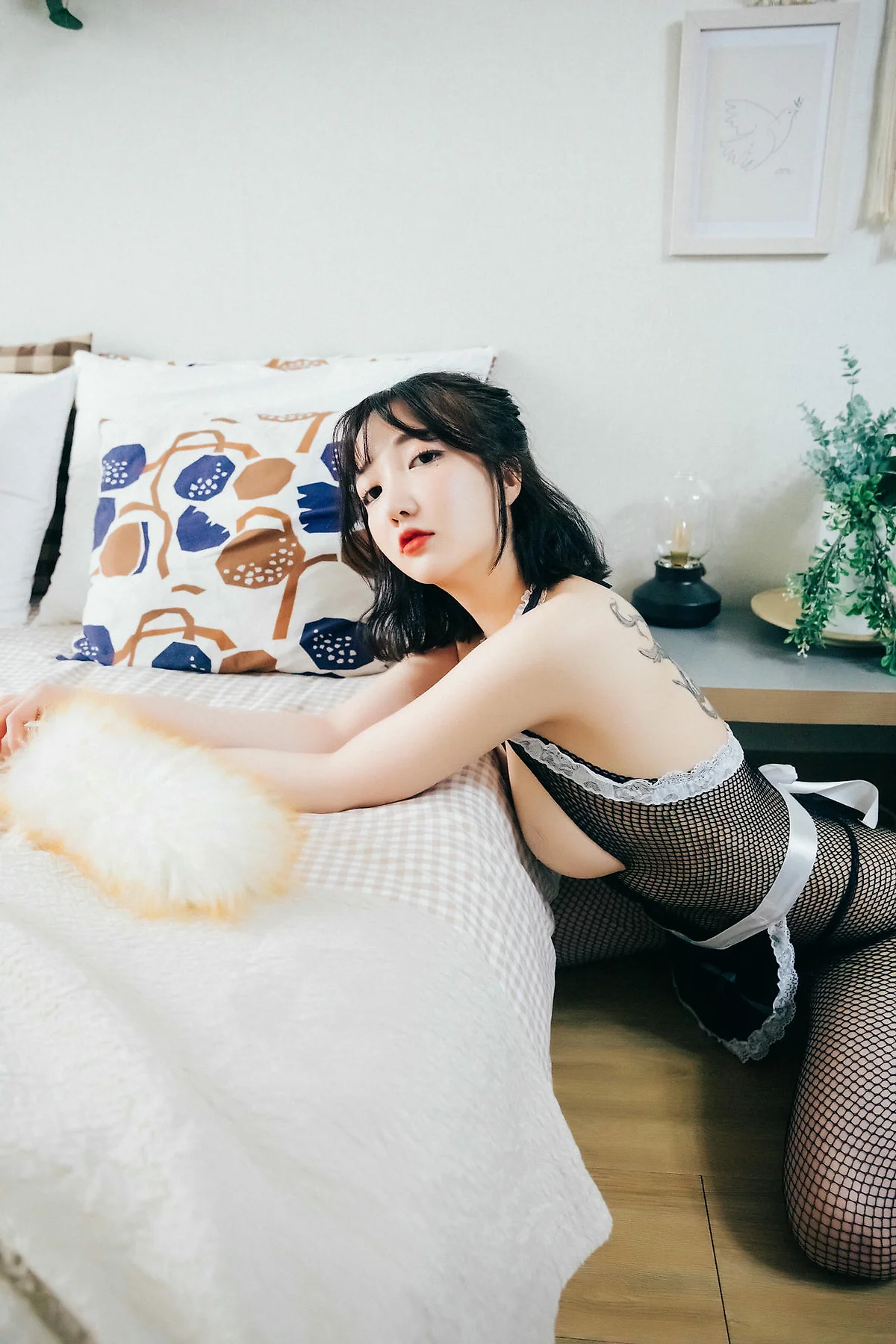 Loozy No.056 Ye Eun 网袜女仆制服 - 23