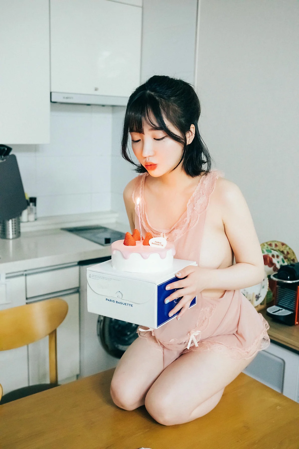 Loozy No.056 Ye Eun 网袜女仆制服 - 38