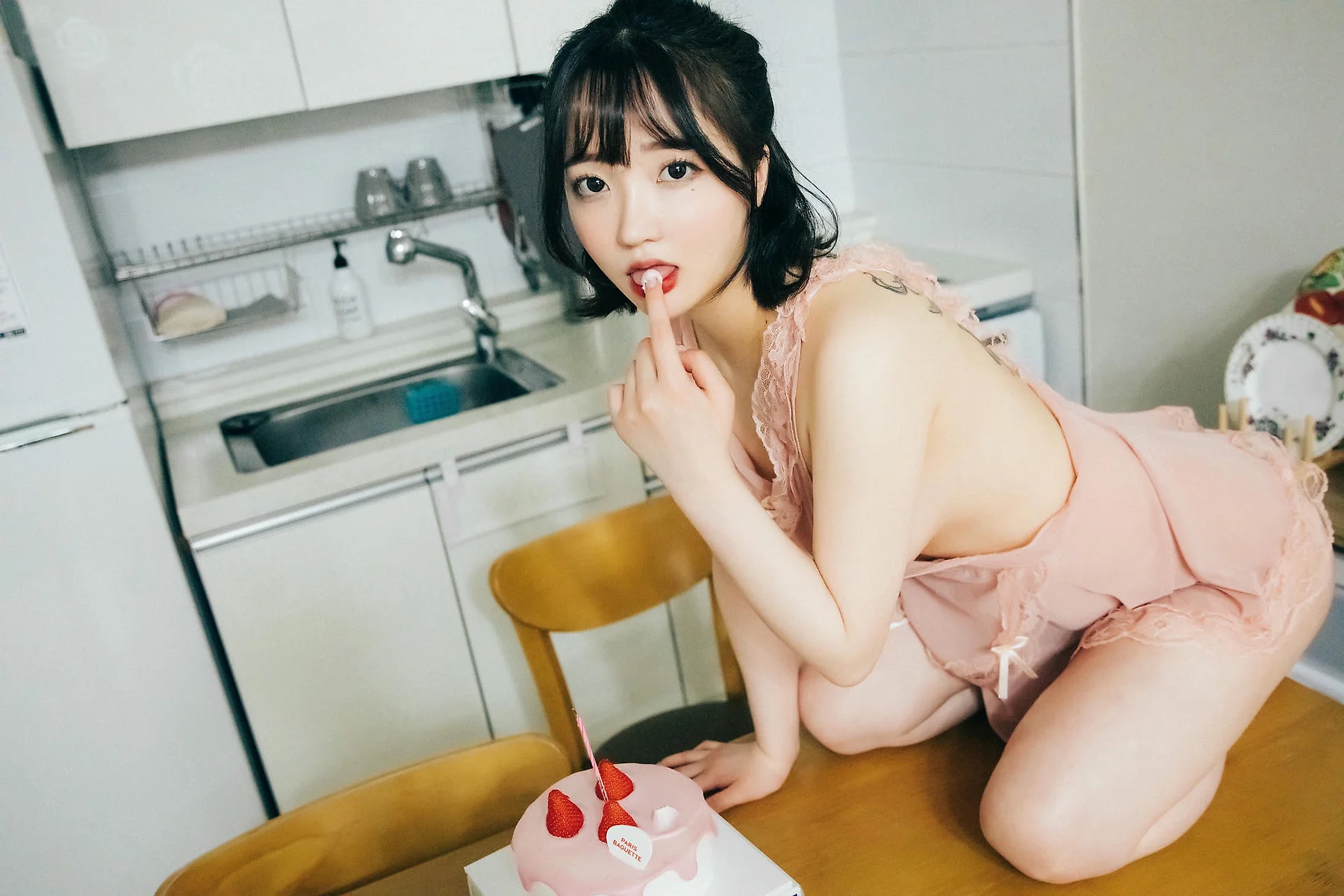 Loozy No.056 Ye Eun 网袜女仆制服 - 45