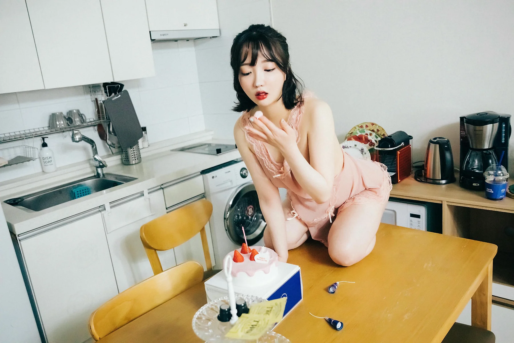 Loozy No.056 Ye Eun 网袜女仆制服 - 48