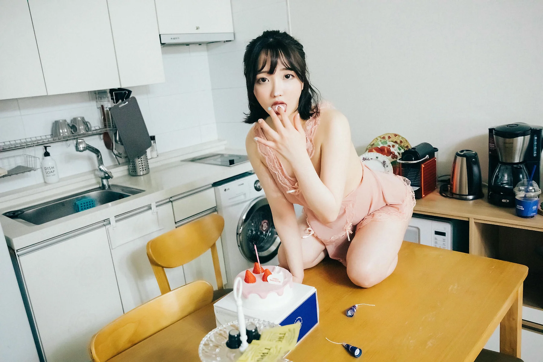 Loozy No.056 Ye Eun 网袜女仆制服 - 49