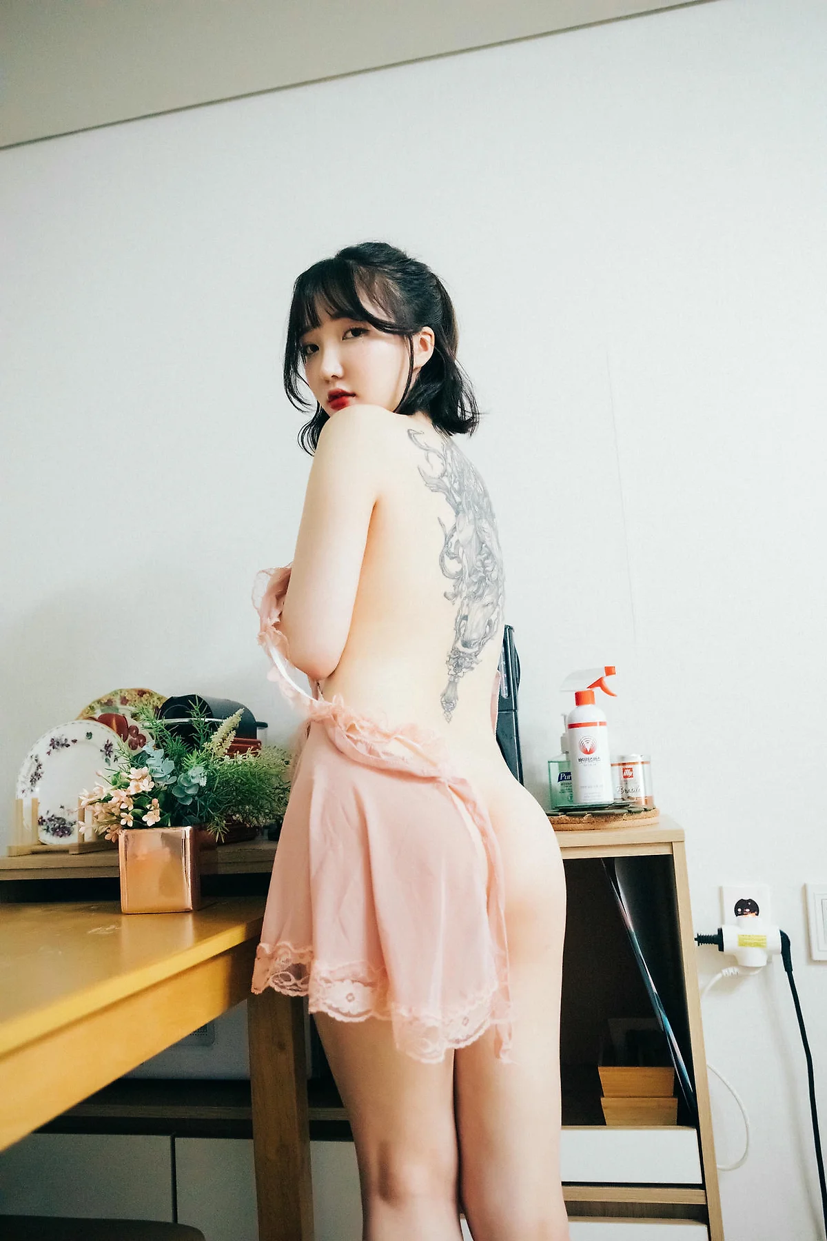 Loozy No.056 Ye Eun 网袜女仆制服 - 98