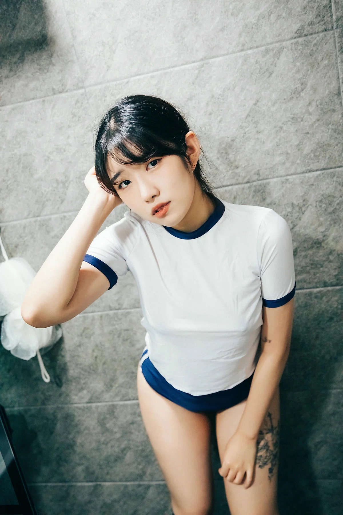 Loozy No.066 SonSon少女湿身白丝 - 13