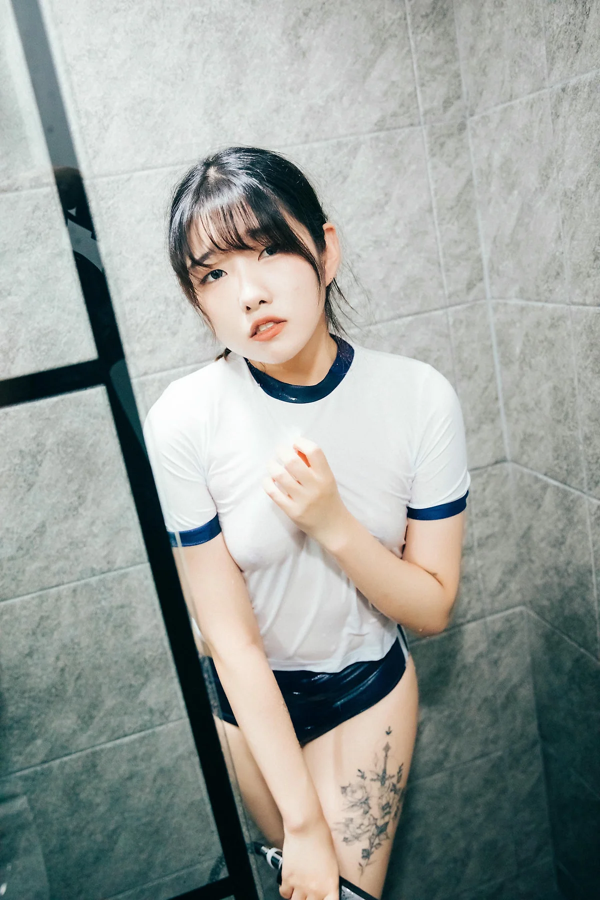 Loozy No.066 SonSon少女湿身白丝 - 14