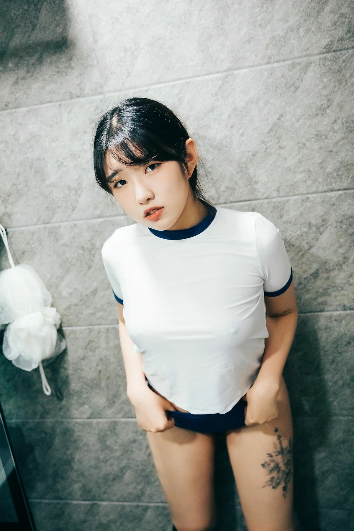 Loozy No.066 SonSon少女湿身白丝 - 15