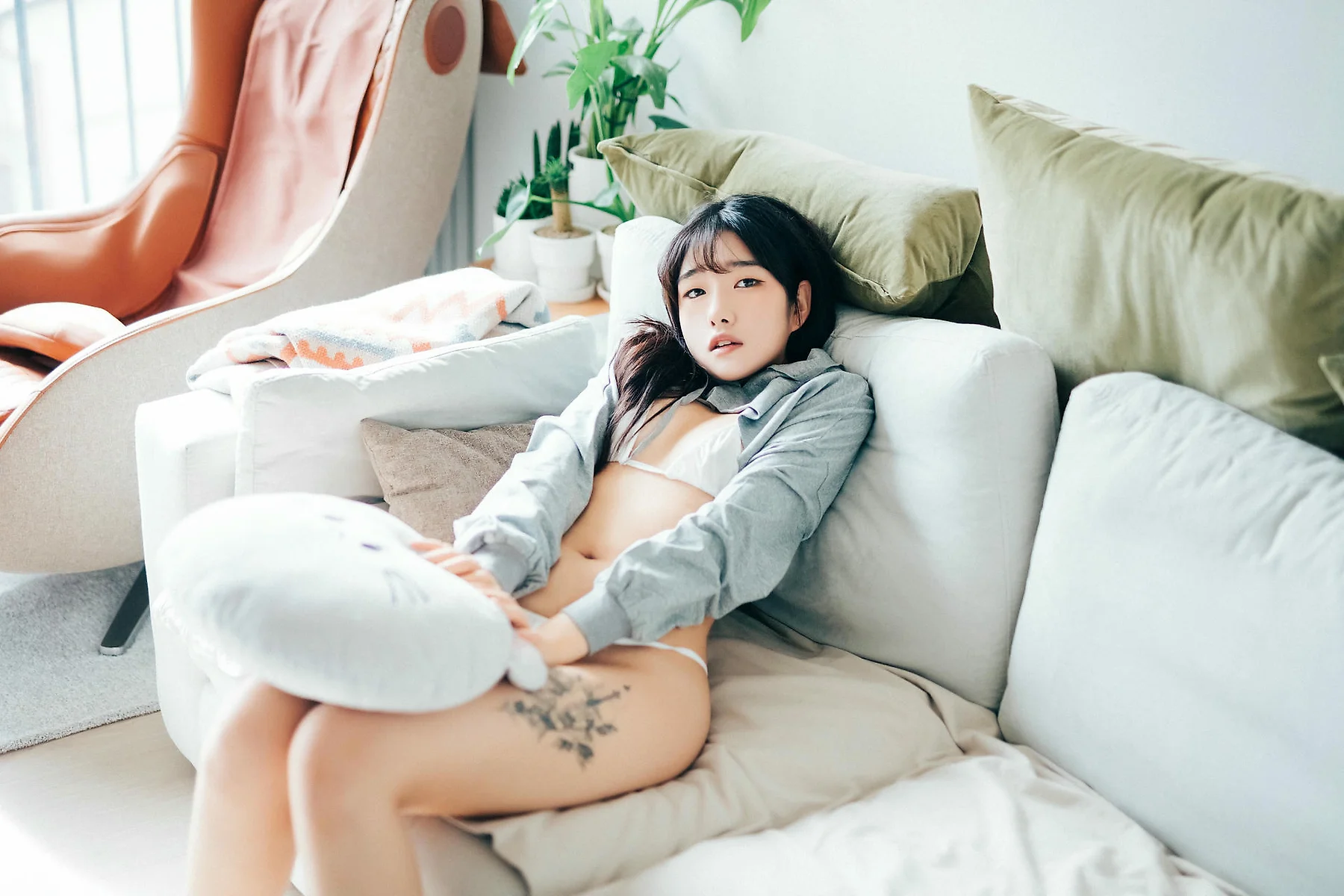 Loozy No.066 SonSon少女湿身白丝 - 65