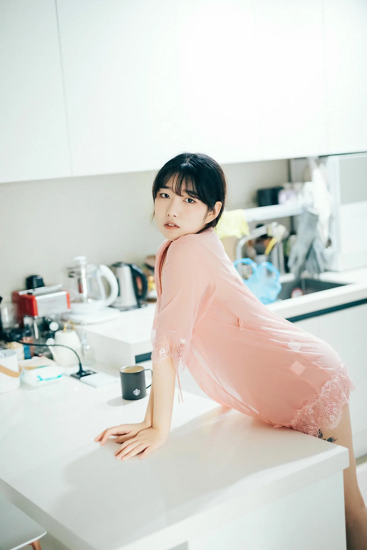Loozy No.066 SonSon少女湿身白丝 - 81