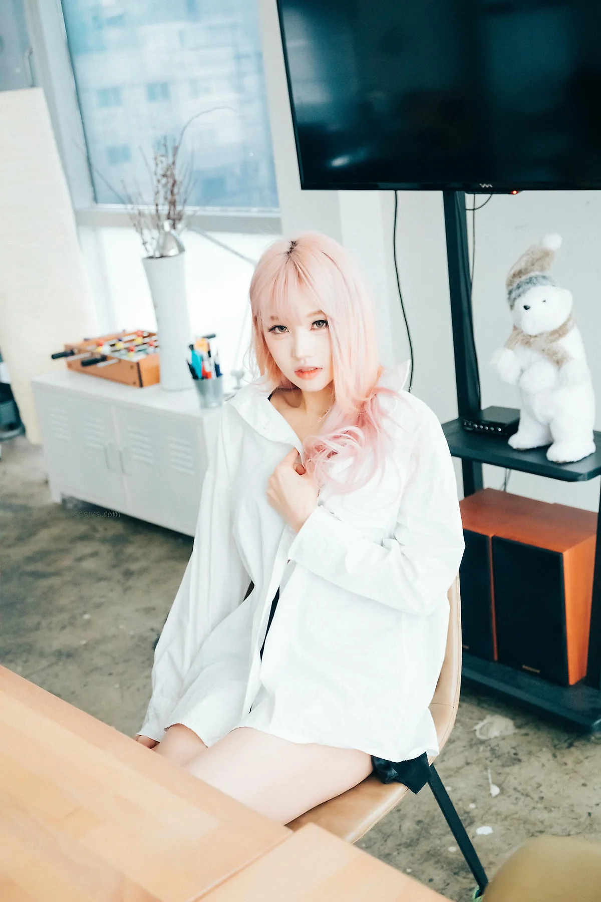 Loozy No.093 Taeri 衬衫纹身少女 - 2