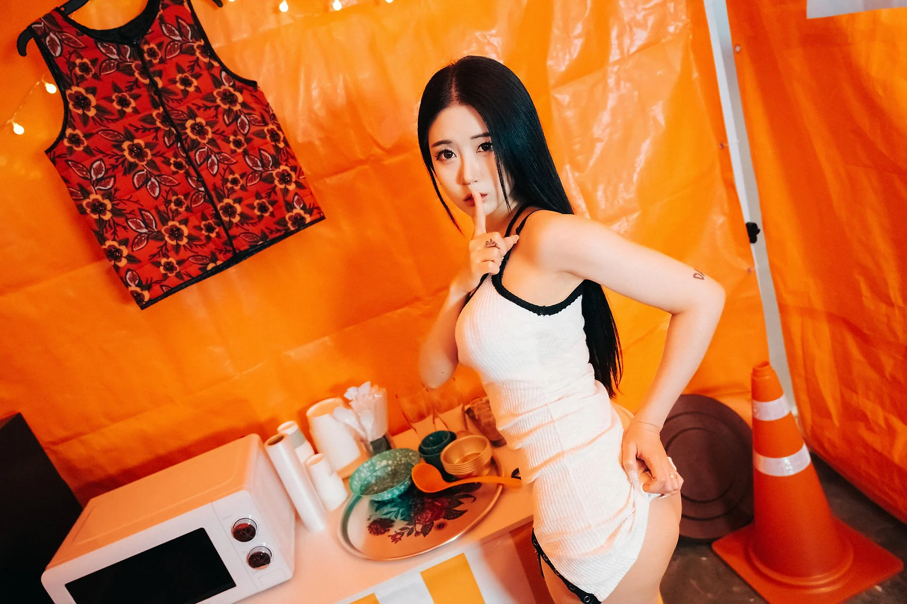 Loozy No.114 Bomi睡裙乳贴写真 - 22