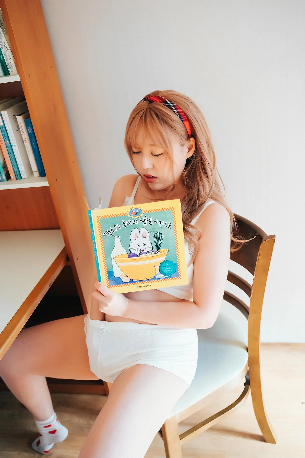 Loozy No.124 Mozzi阳光下的格子少女 - 35