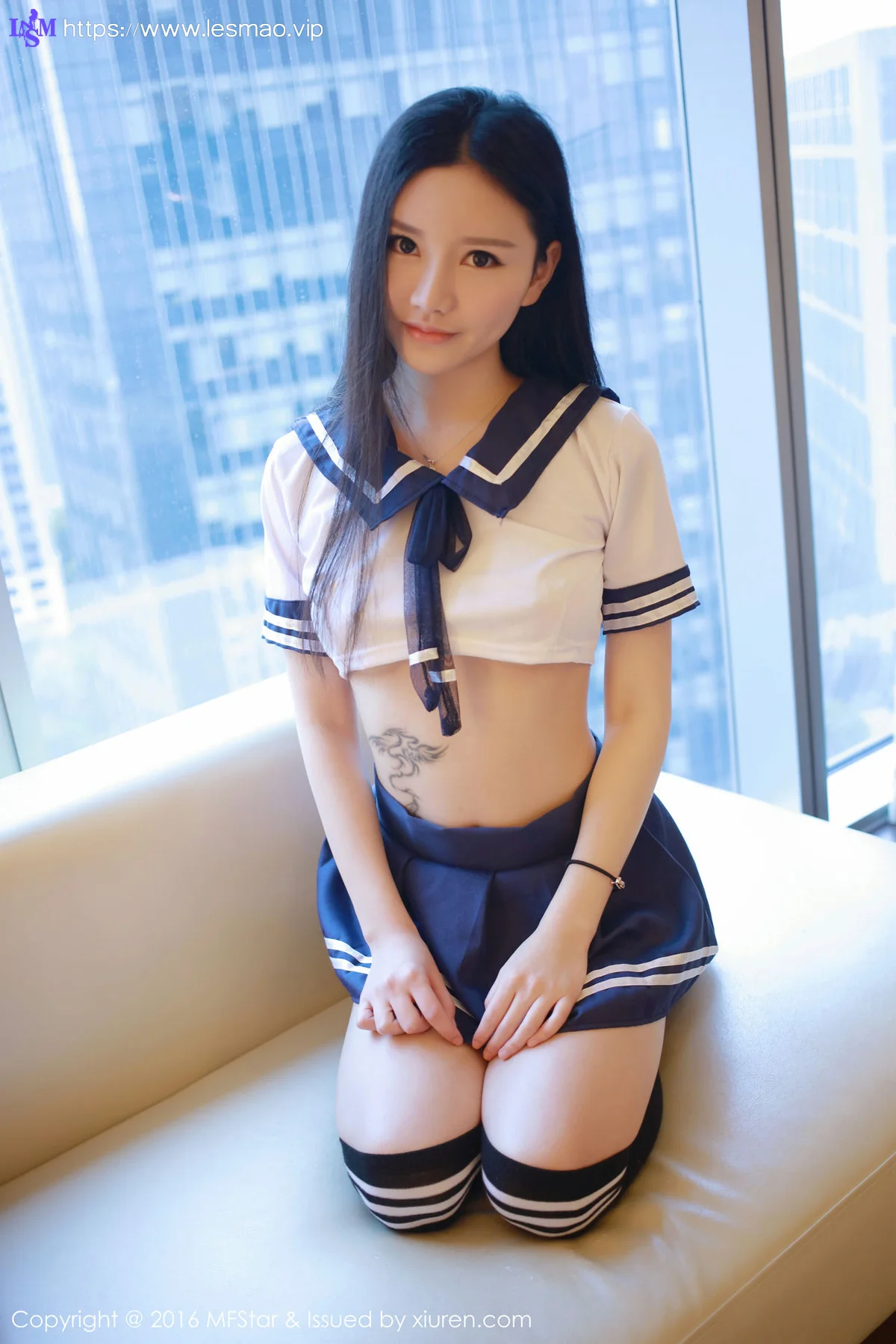 MFStar 模范学院 Vol.081 Modo 姗姗就打奥特曼 肚兜情趣 - 1