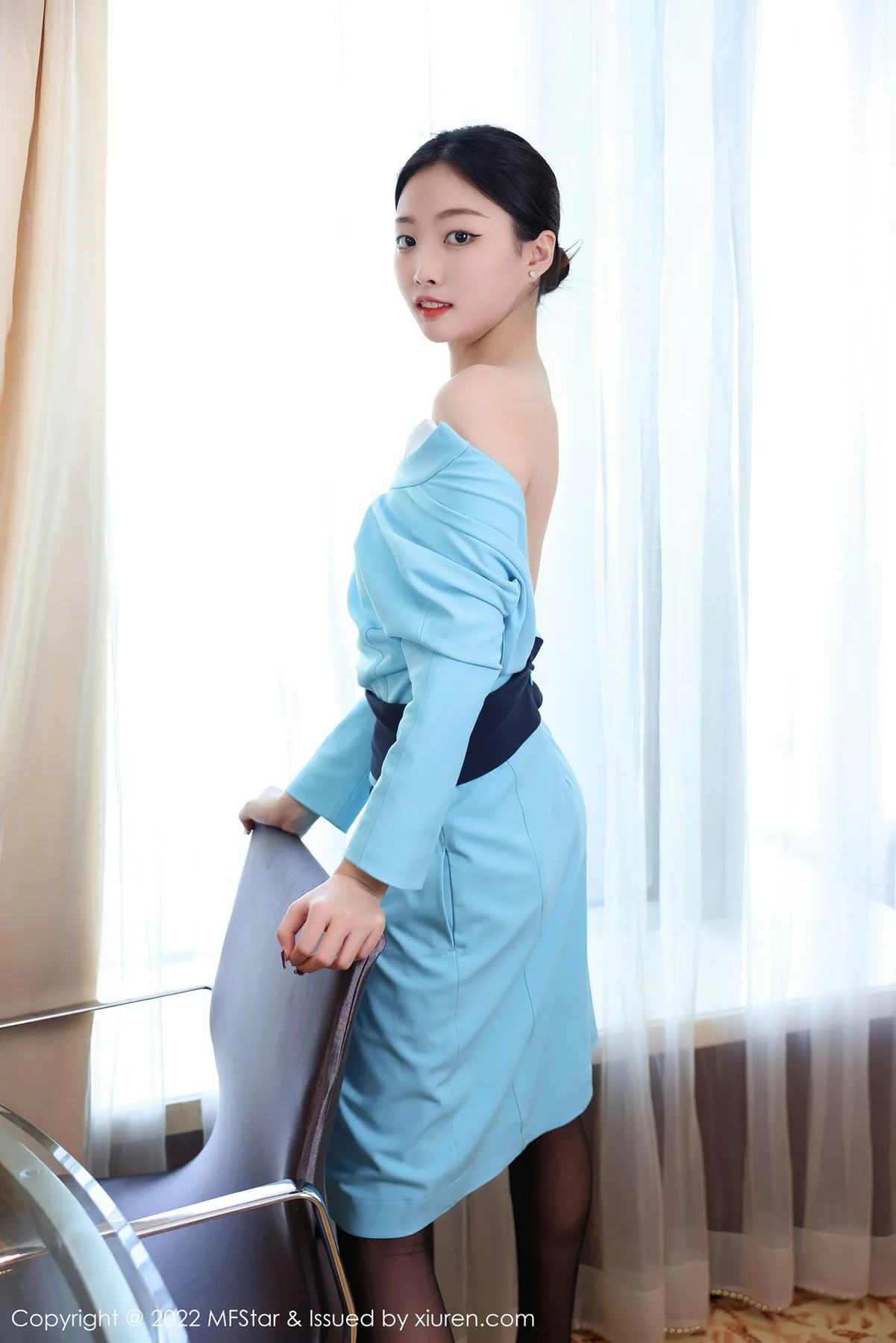 MFStar 模范学院 Vol.562 连衣短裙  韩好甜 第三套写真 - 42