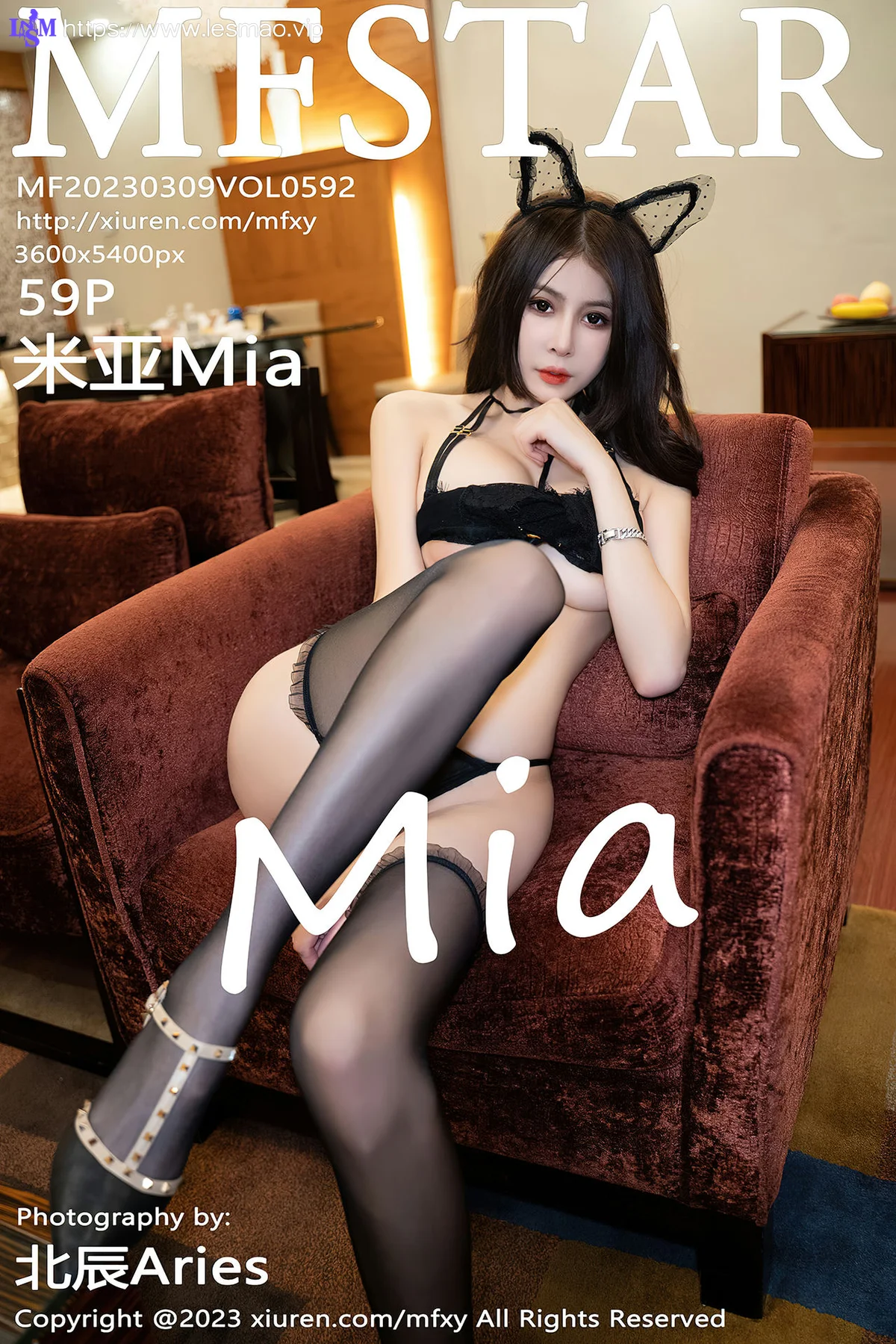 MFStar 模范学院 Vol.592 米亚Mia 蕾丝情趣第二套写真 - 60
