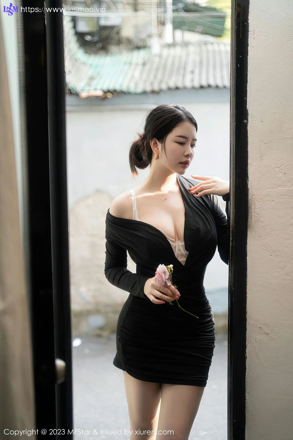 MFStar 模范学院 Vol.596 樱桃小犊子 魅惑黑丝性感写真3 - 17
