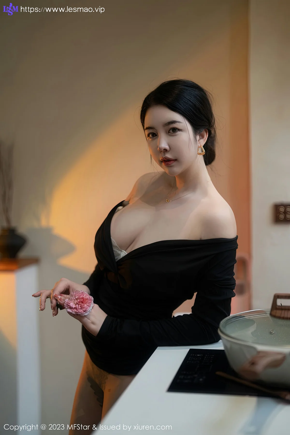 MFStar 模范学院 Vol.596 樱桃小犊子 魅惑黑丝性感写真3 - 37