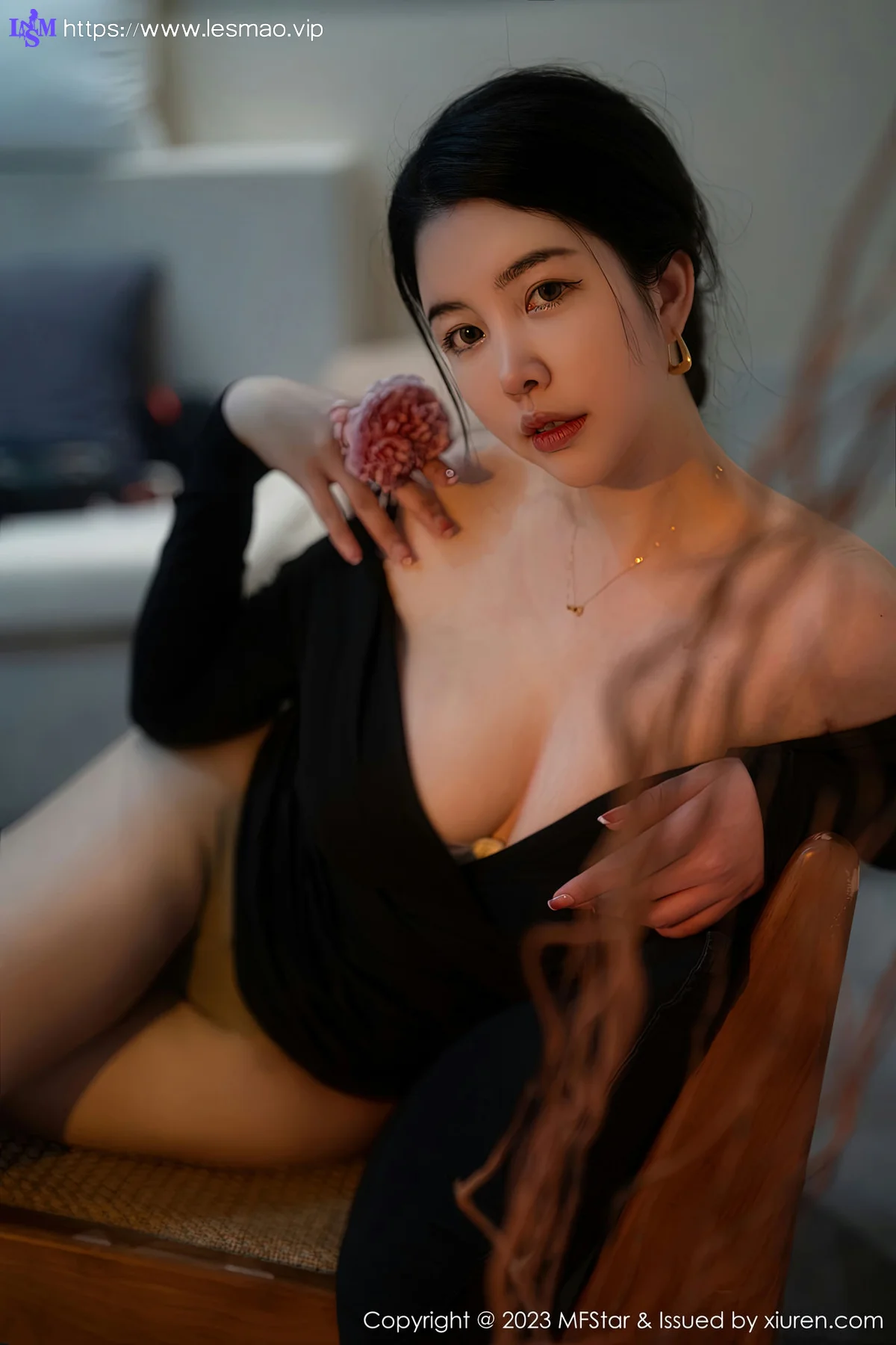 MFStar 模范学院 Vol.596 樱桃小犊子 魅惑黑丝性感写真3 - 43