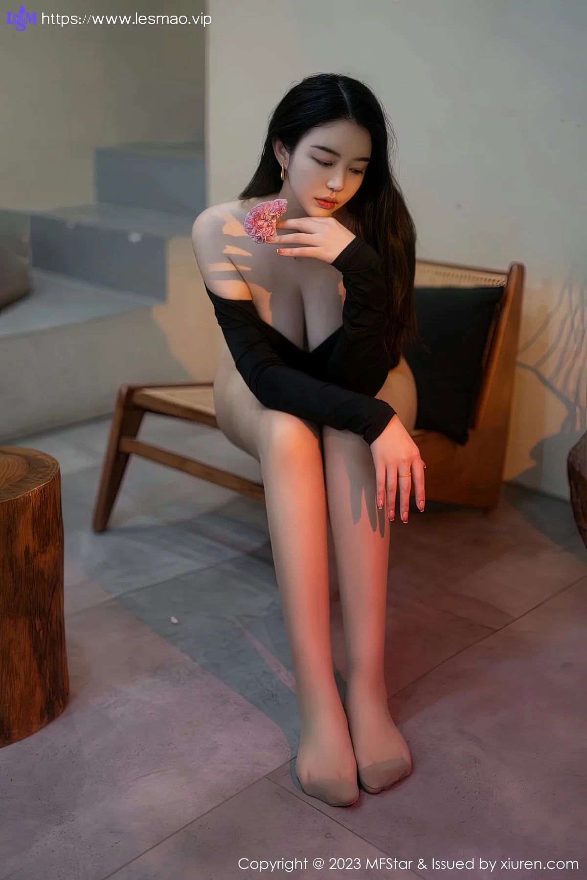 MFStar 模范学院 Vol.596 樱桃小犊子 魅惑黑丝性感写真3 - 54