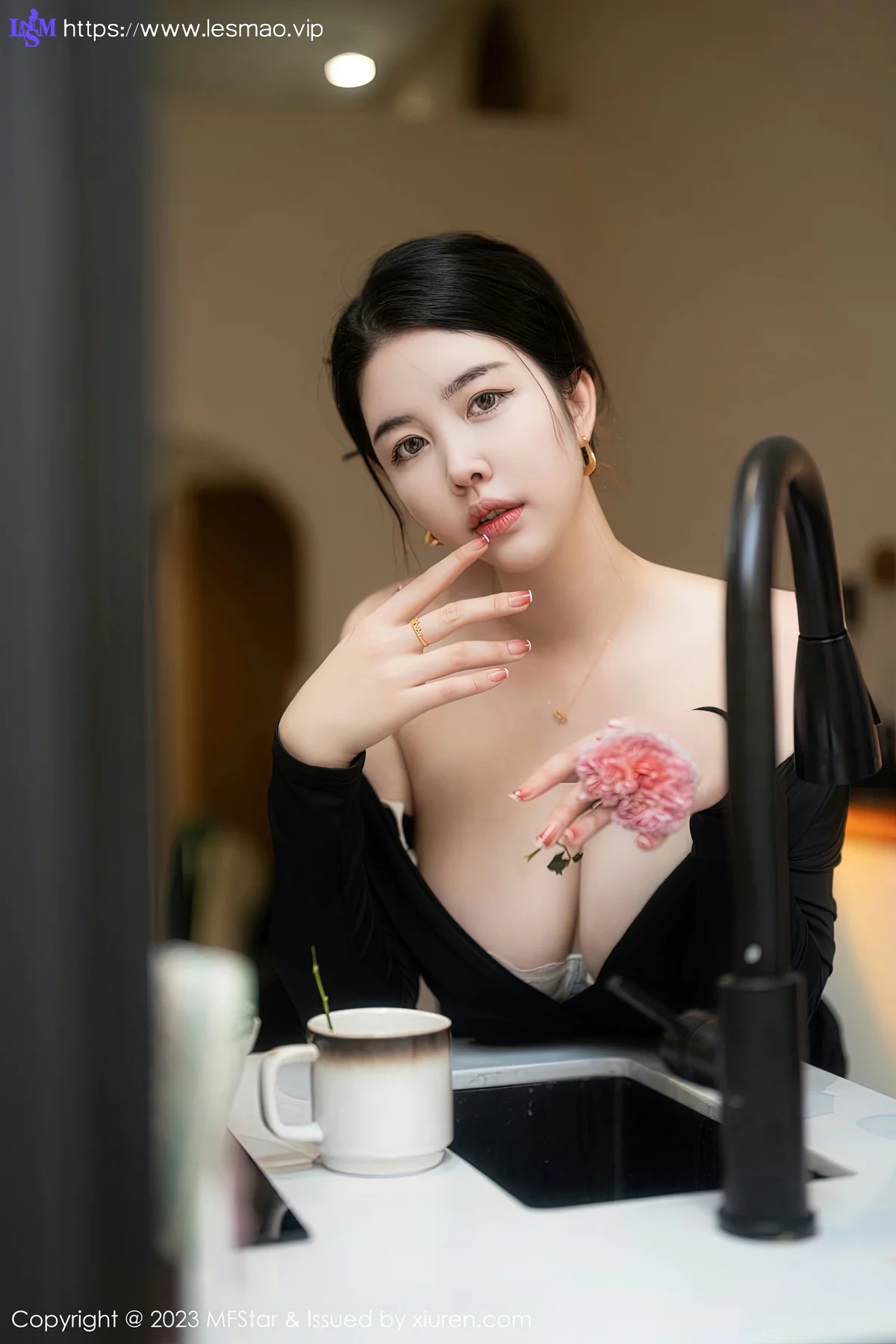 MFStar 模范学院 Vol.596 樱桃小犊子 魅惑黑丝性感写真3 - 58