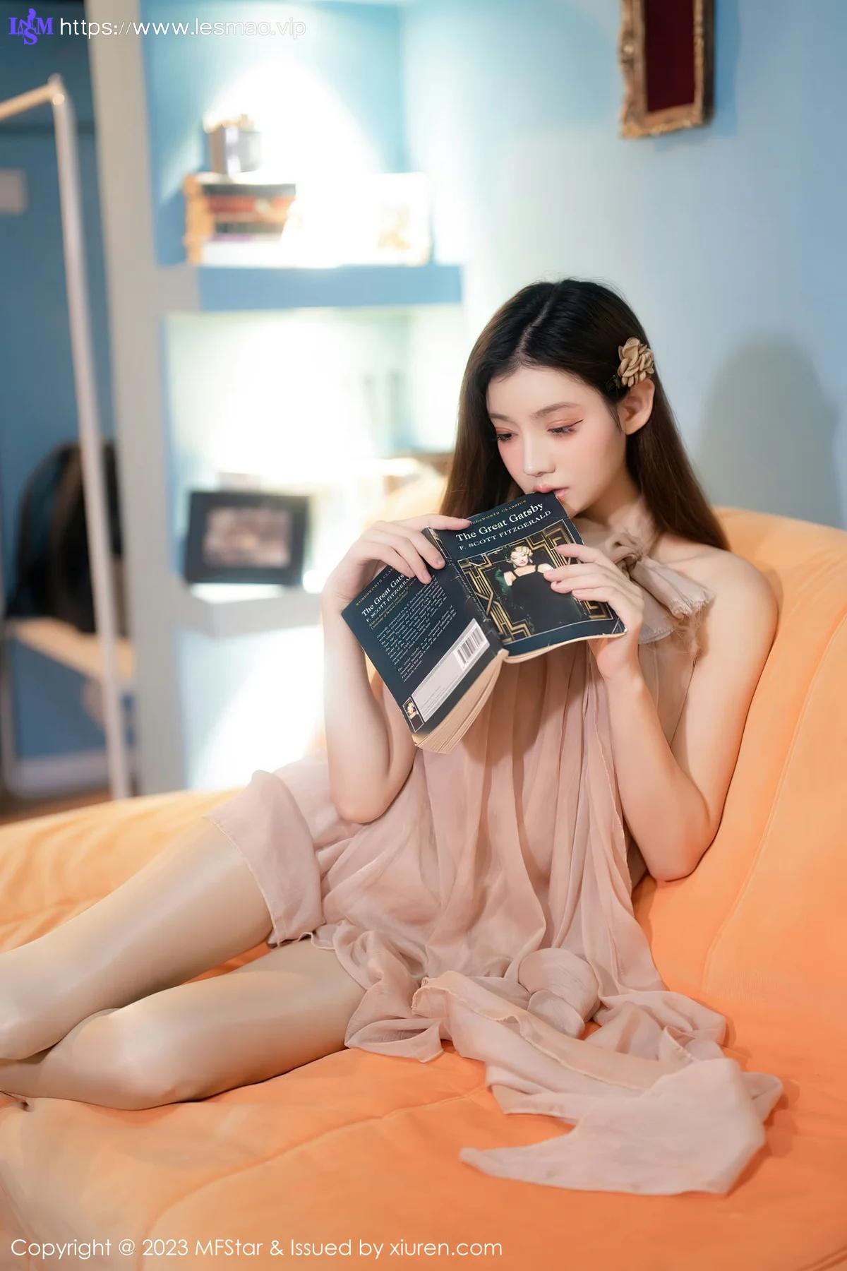 MFStar 模范学院 Vol.603 加朵babe 露肩连衣短裙性感写真 - 15
