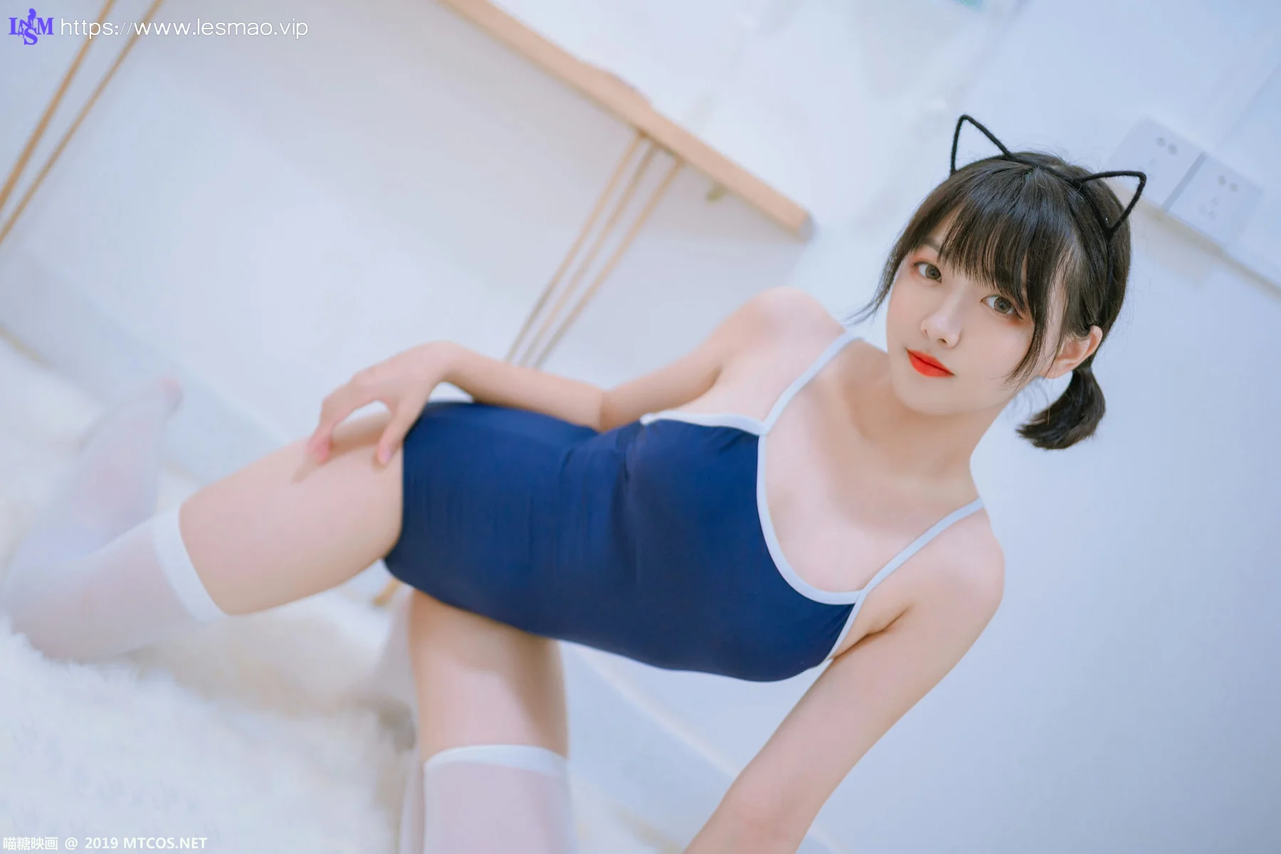 MTYH 喵糖映画 Vol.040  猫耳朵  双马尾短发美女 - 17