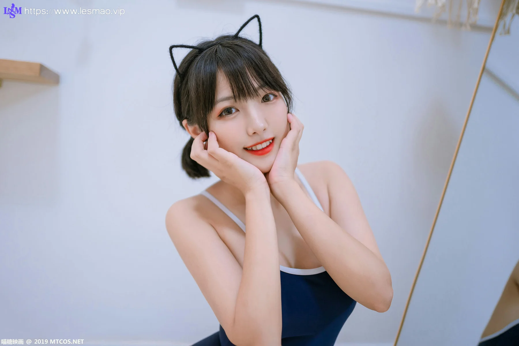 MTYH 喵糖映画 Vol.040  猫耳朵  双马尾短发美女 - 19