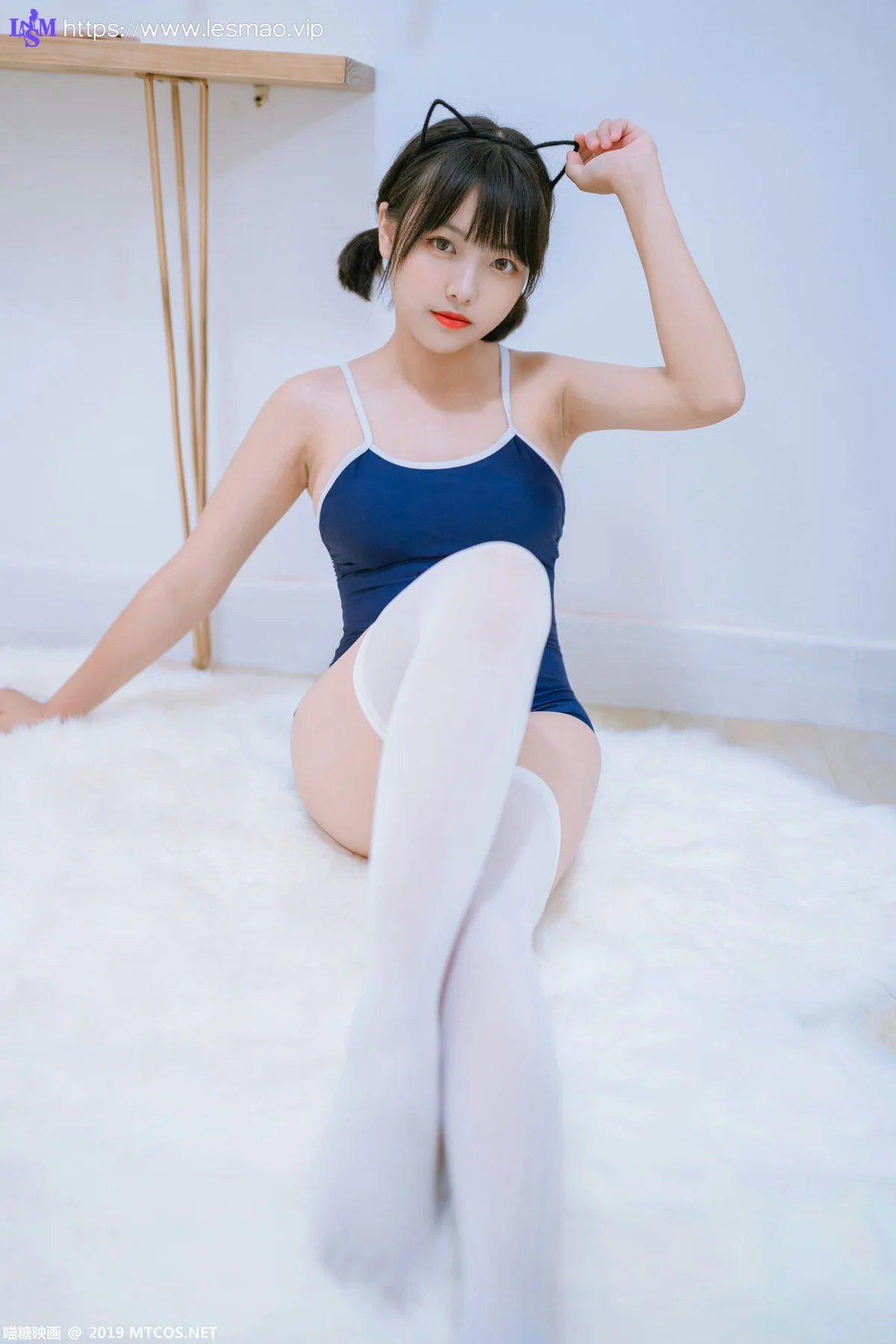 MTYH 喵糖映画 Vol.040  猫耳朵  双马尾短发美女 - 20