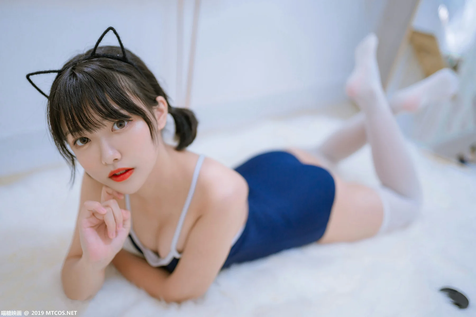 MTYH 喵糖映画 Vol.040  猫耳朵  双马尾短发美女 - 26