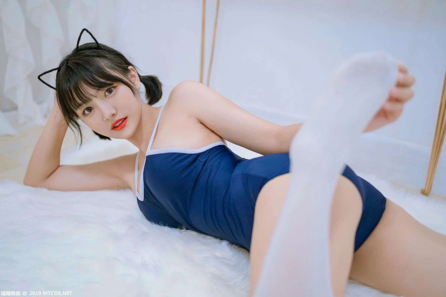 MTYH 喵糖映画 Vol.040  猫耳朵  双马尾短发美女 - 28