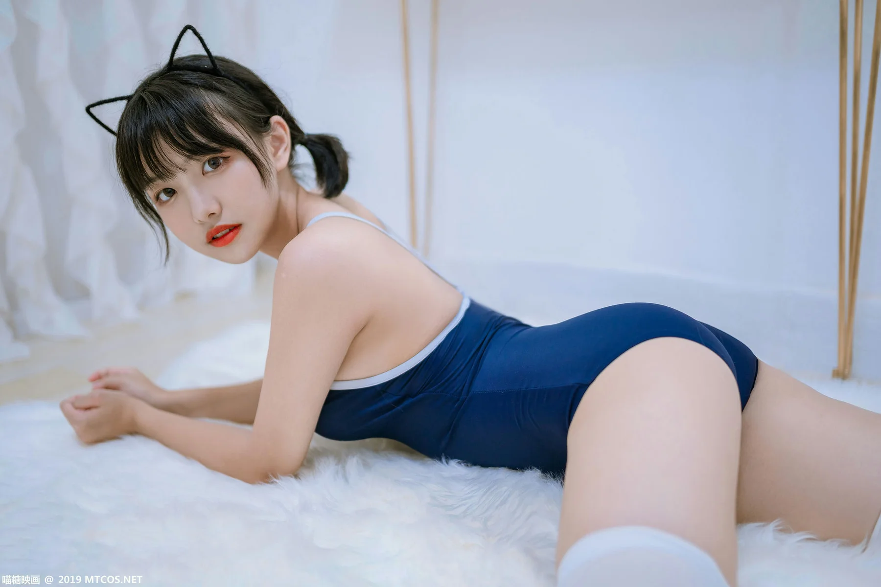 MTYH 喵糖映画 Vol.040  猫耳朵  双马尾短发美女 - 29