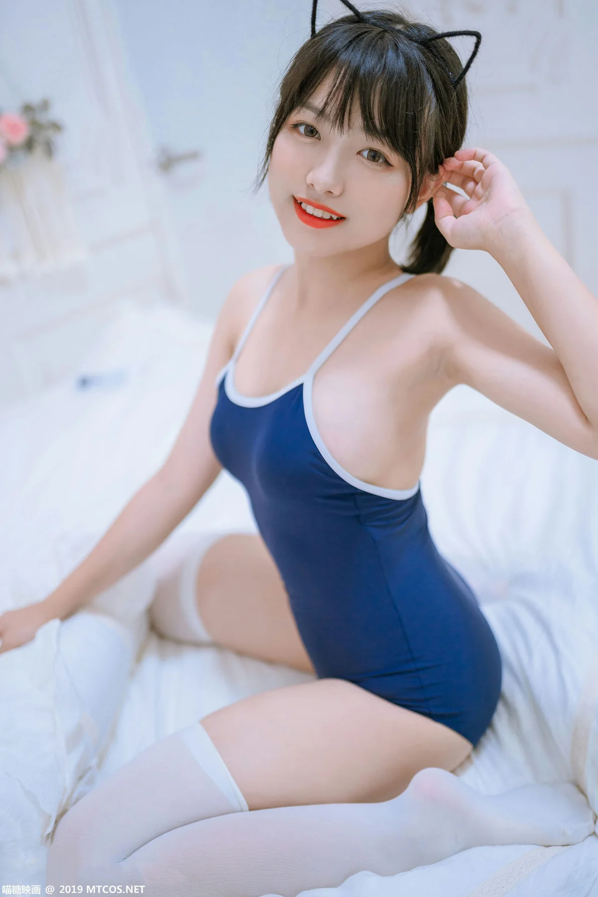 MTYH 喵糖映画 Vol.040  猫耳朵  双马尾短发美女 - 35