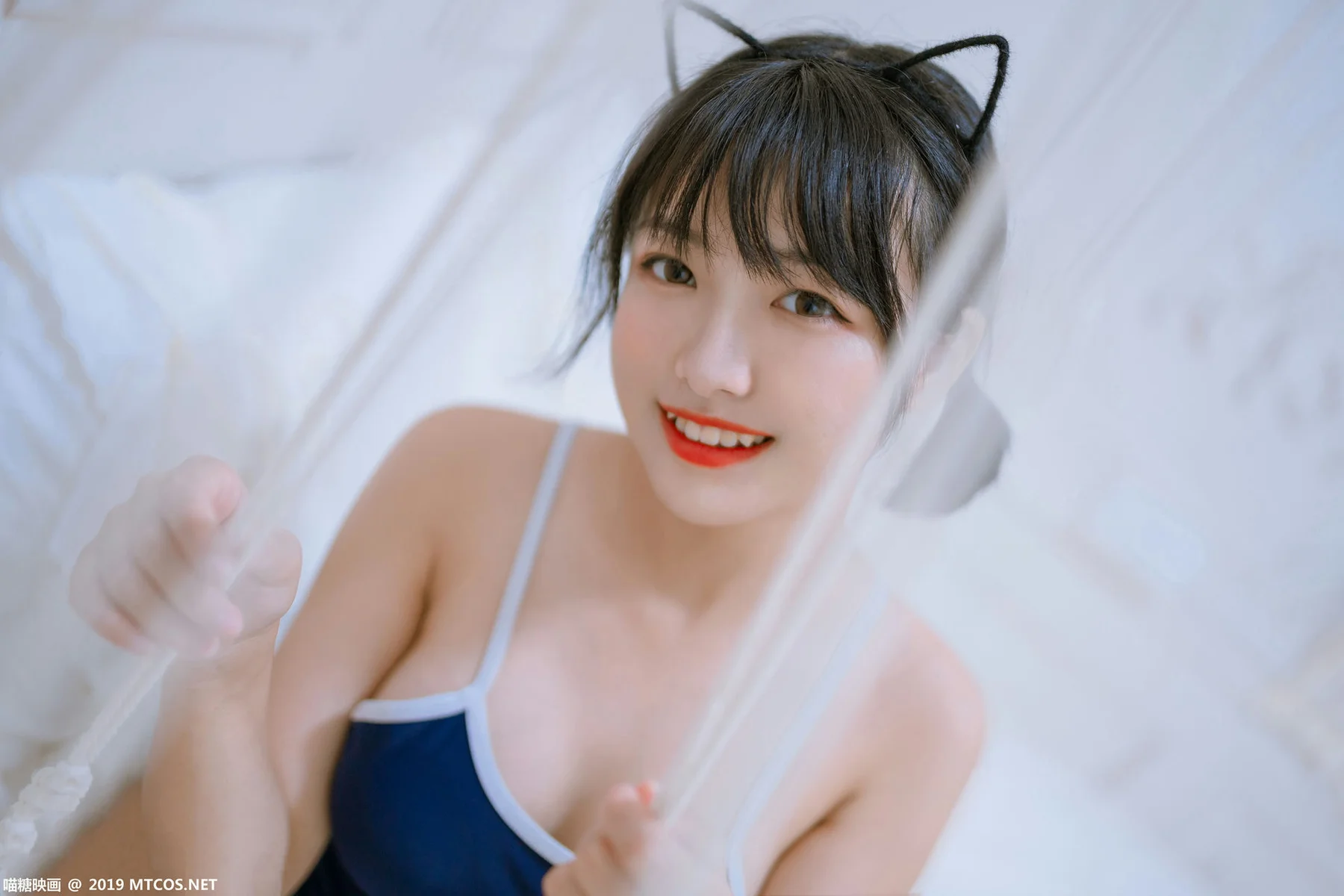 MTYH 喵糖映画 Vol.040  猫耳朵  双马尾短发美女 - 36