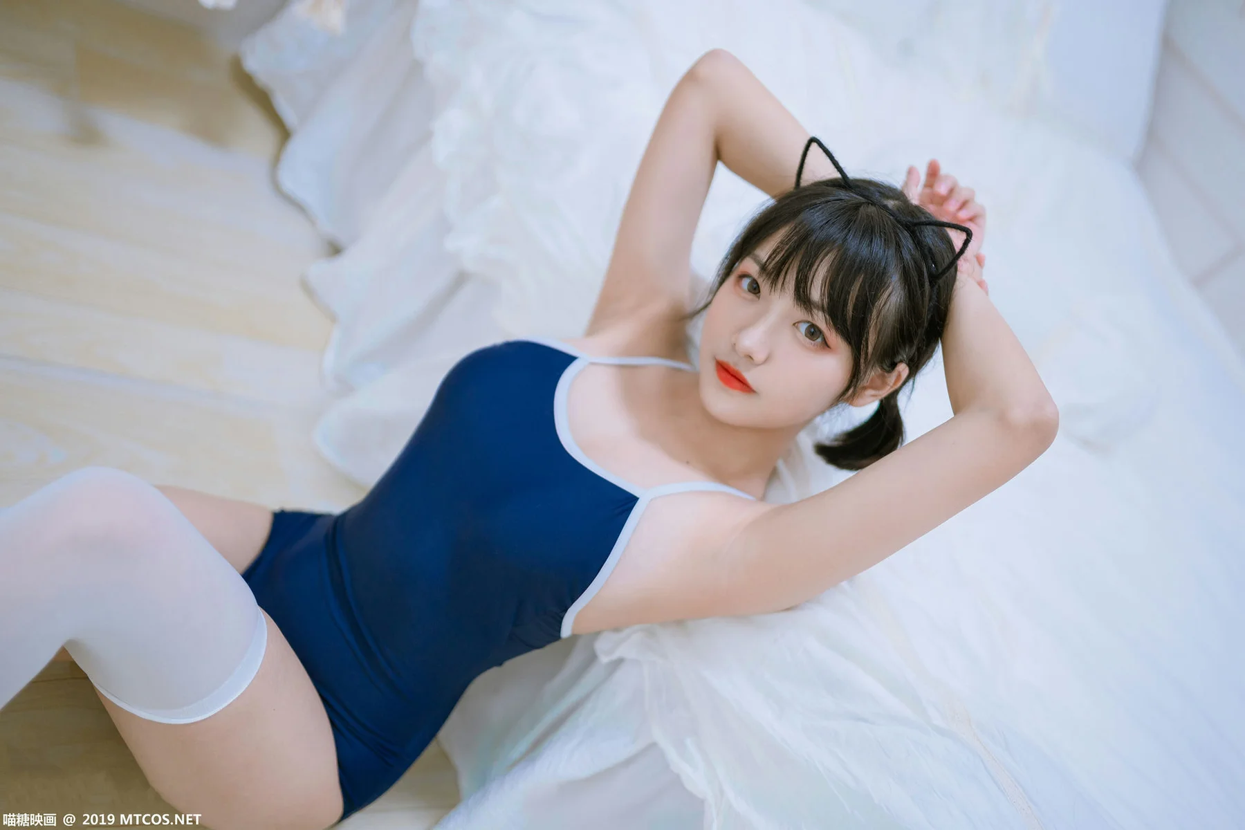 MTYH 喵糖映画 Vol.040  猫耳朵  双马尾短发美女 - 37