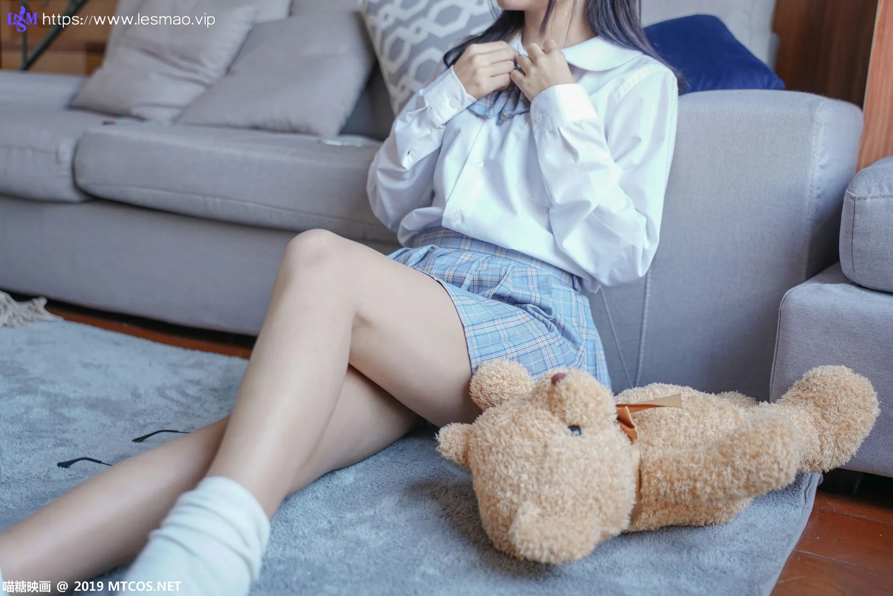 MTYH 喵糖映画 Vol.047  果腿制服裙 - 11