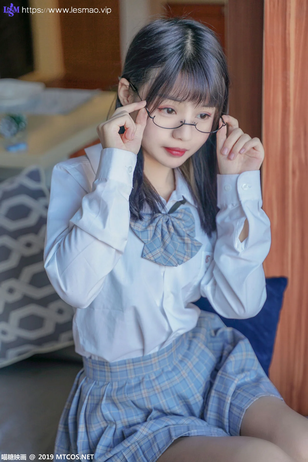 MTYH 喵糖映画 Vol.047  果腿制服裙 - 14