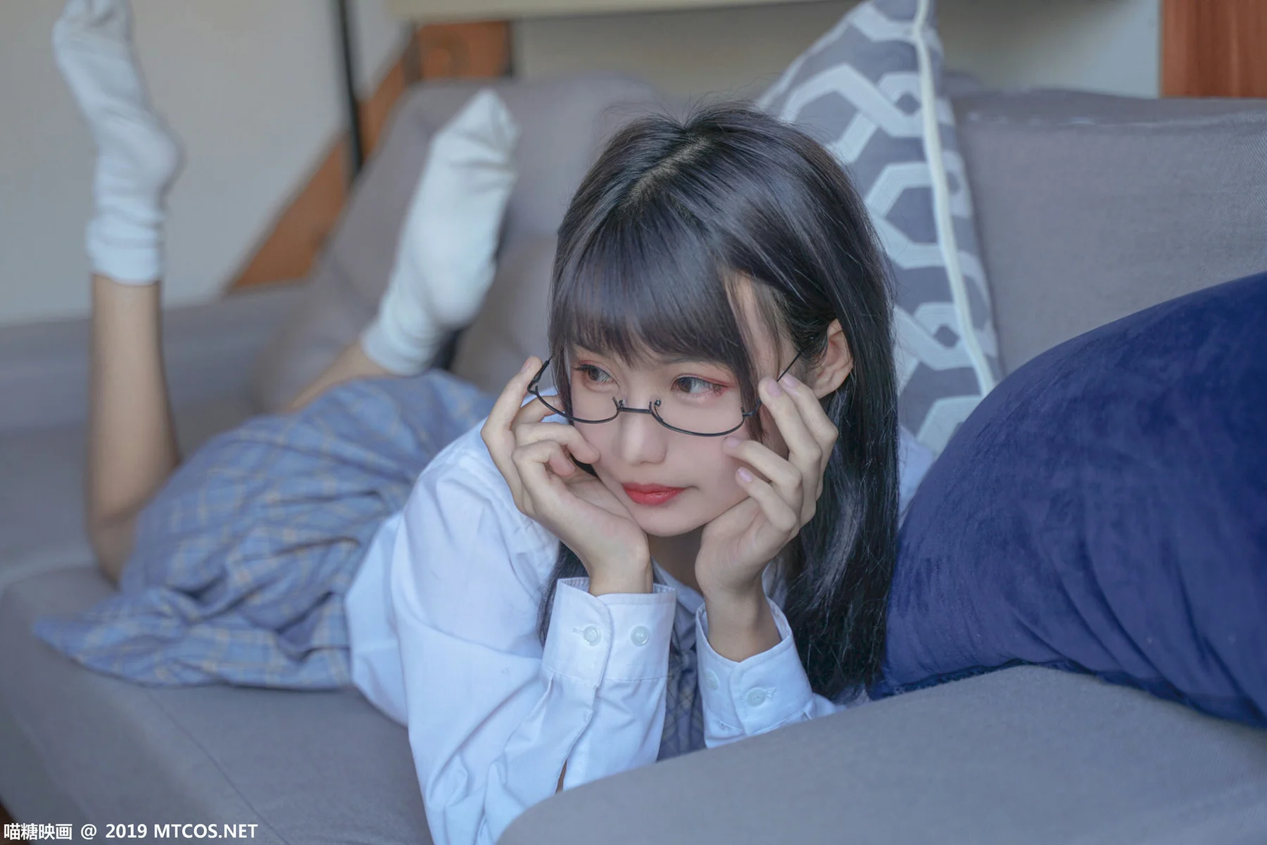 MTYH 喵糖映画 Vol.047  果腿制服裙 - 23
