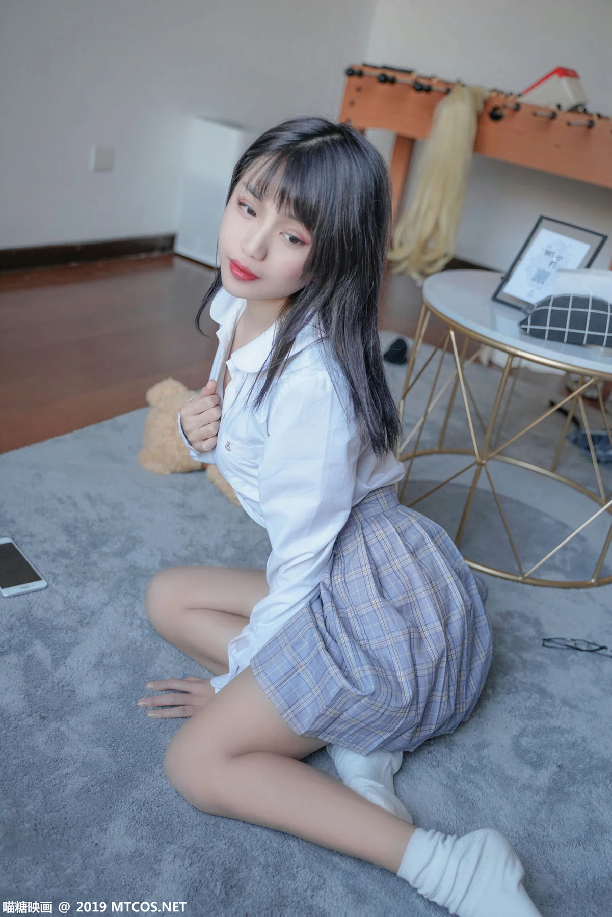 MTYH 喵糖映画 Vol.047  果腿制服裙 - 33