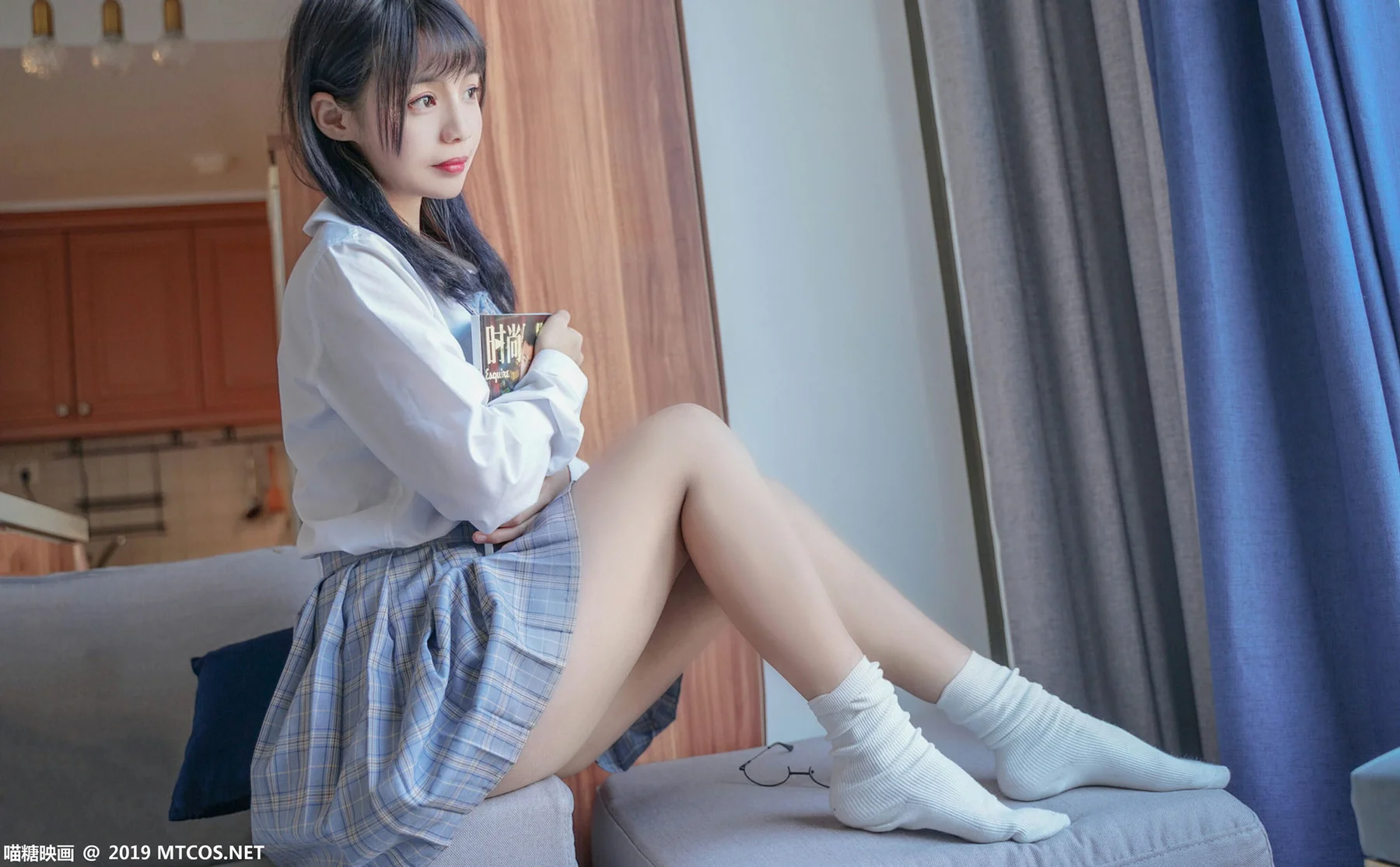 MTYH 喵糖映画 Vol.047  果腿制服裙 - 34