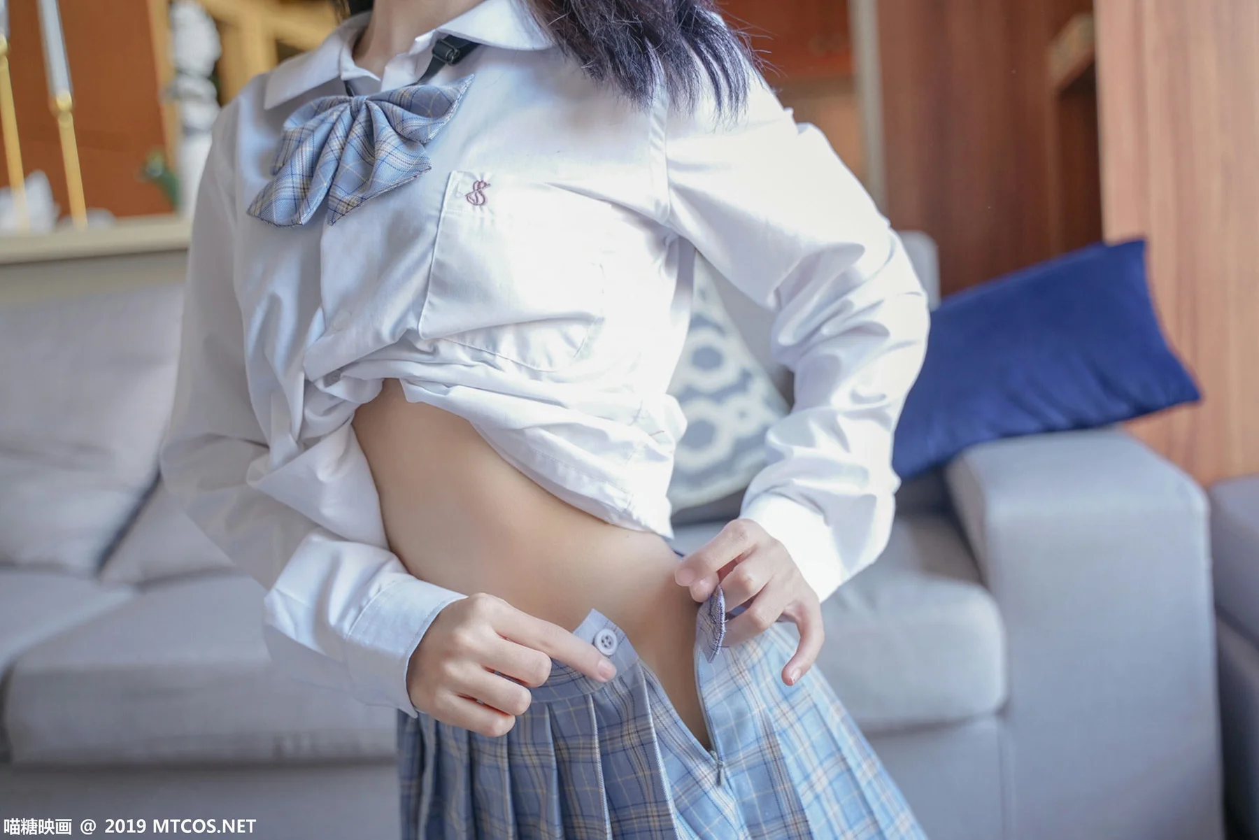 MTYH 喵糖映画 Vol.047  果腿制服裙 - 35